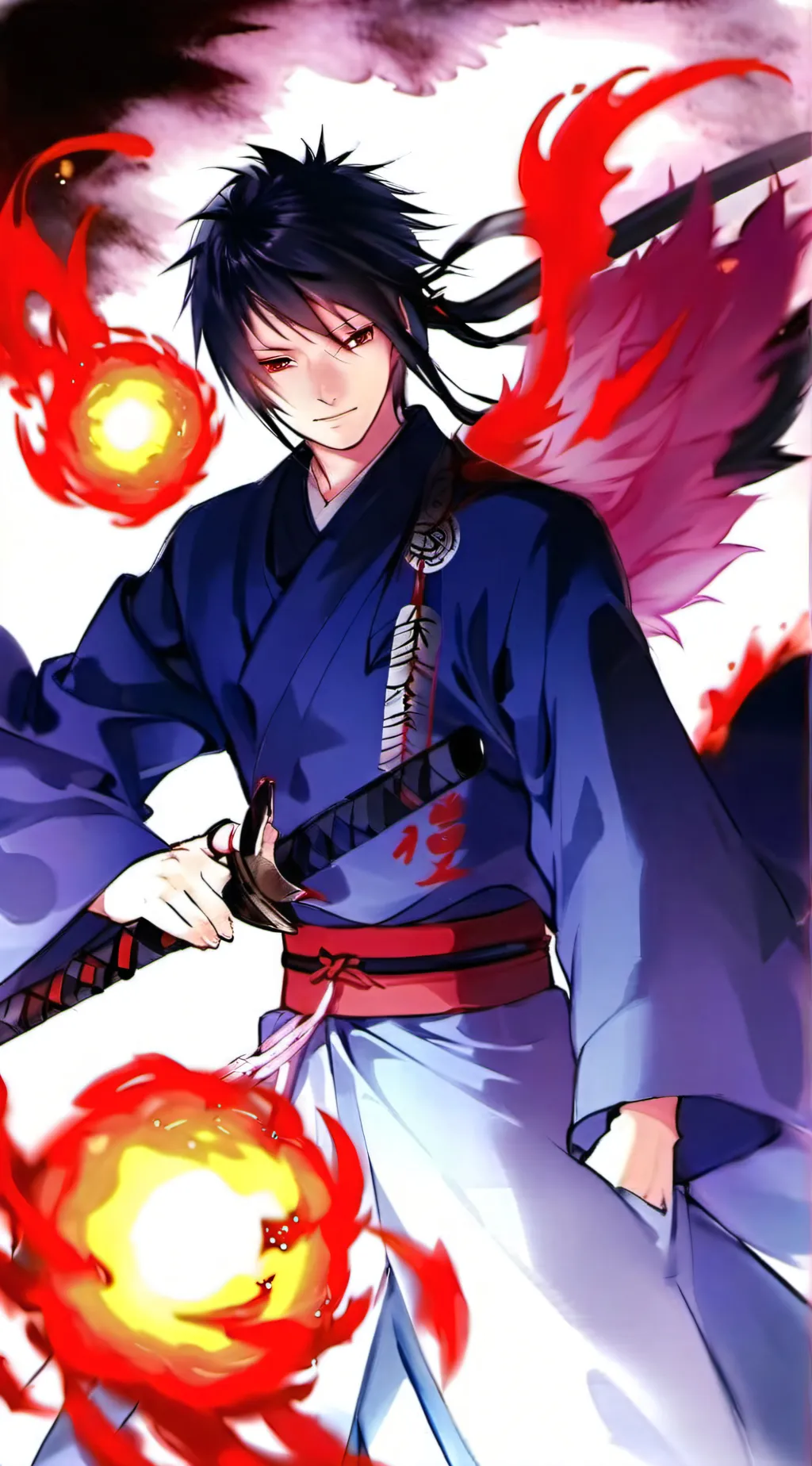 ai character: Izuna Uchiha  background