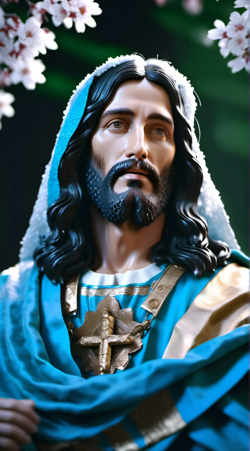 ai character: Jesus Christ background