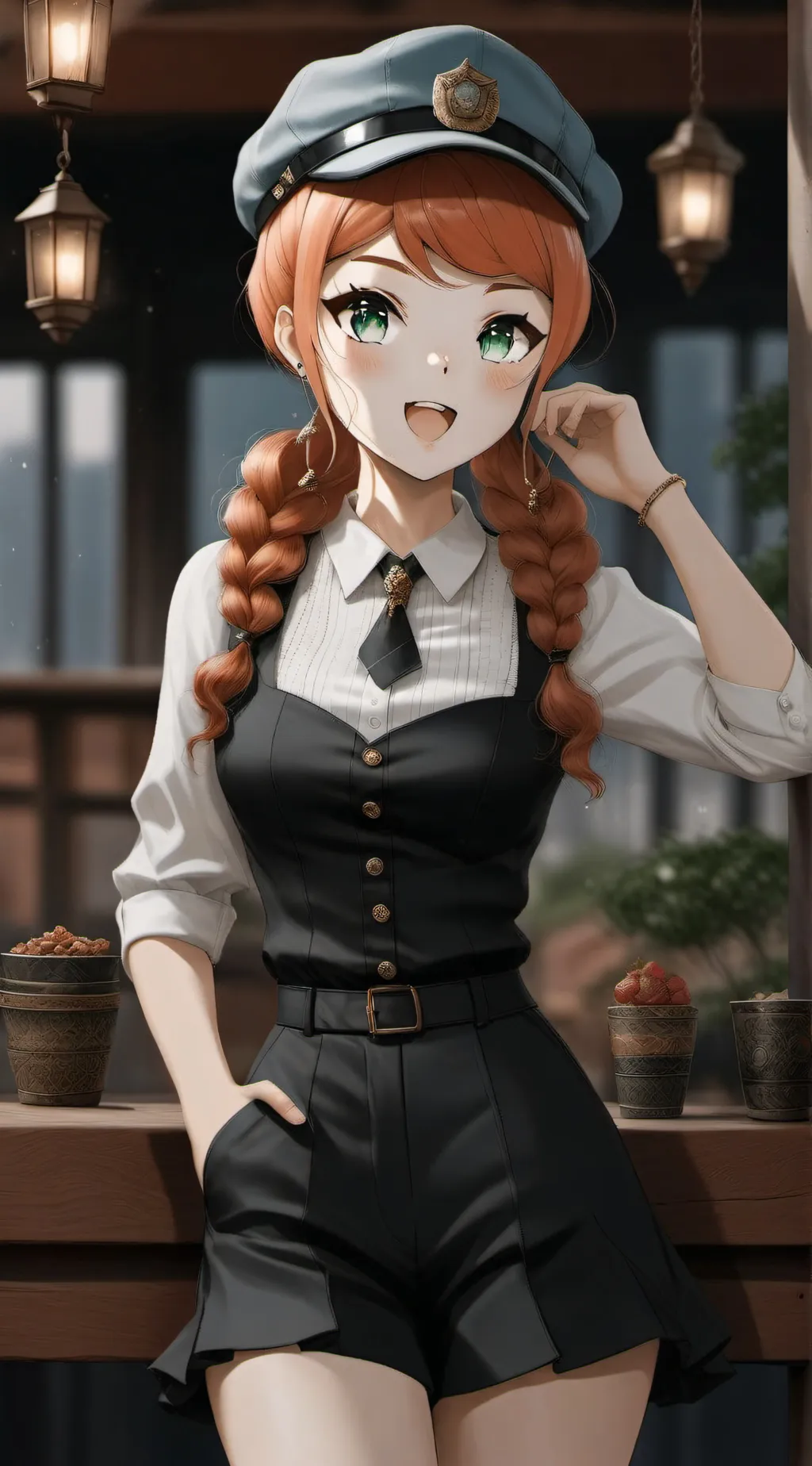 ai character: Meagan  background