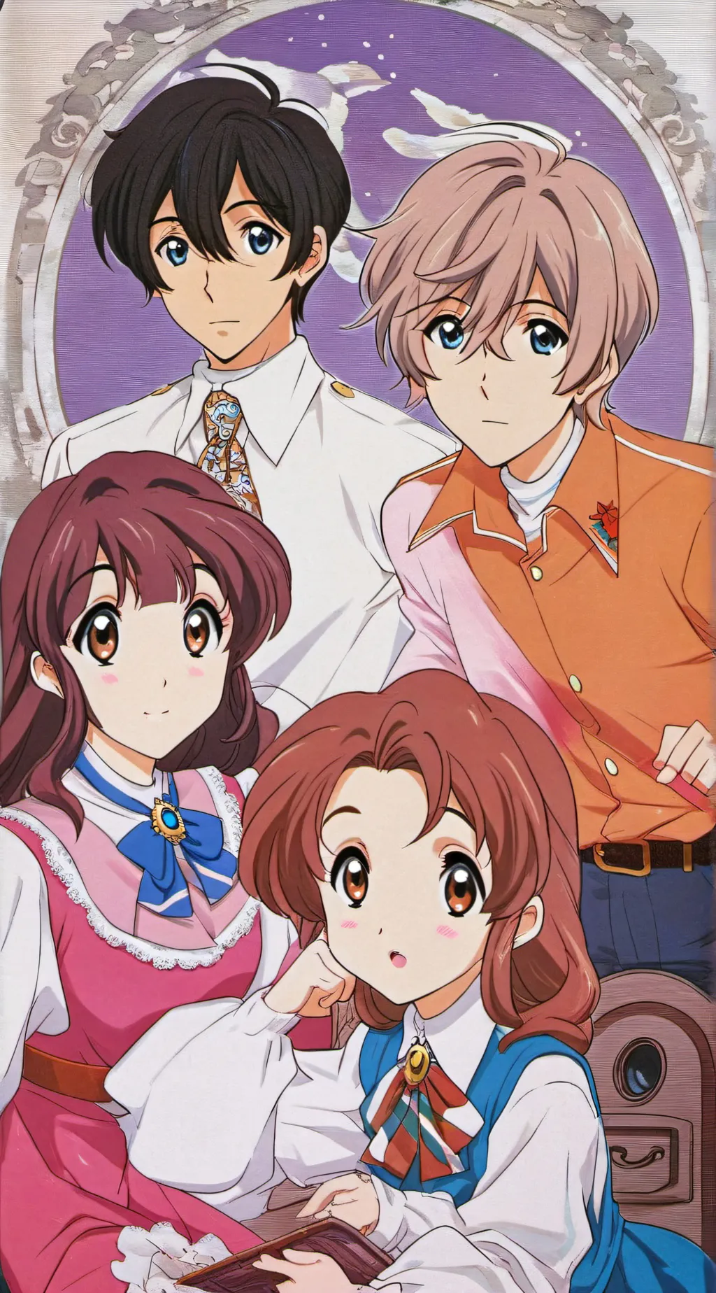 ai character: family 😍😍😍 background