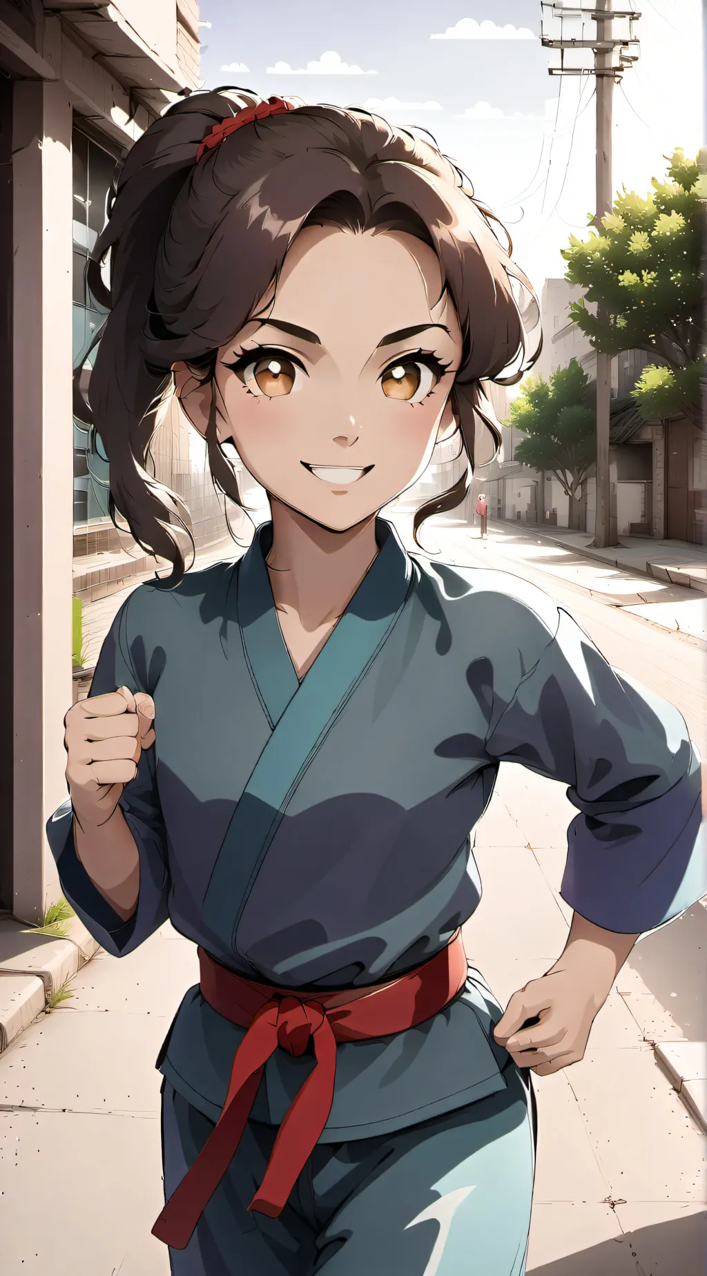 ai character: Ashley background