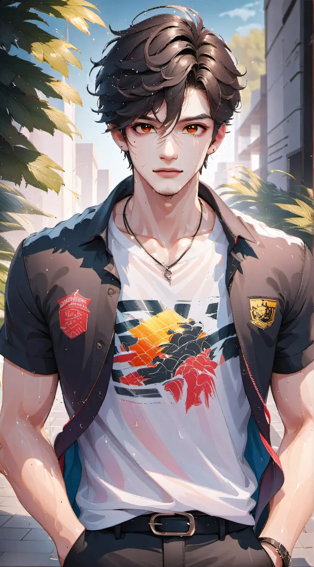 ai character: Richard  background