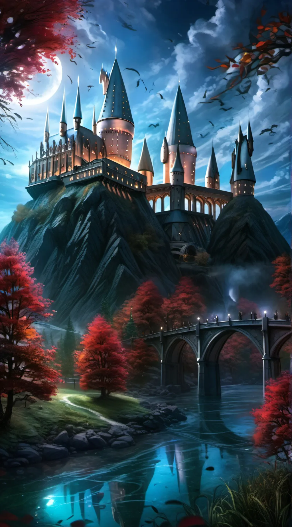 ai character: hogwarts background