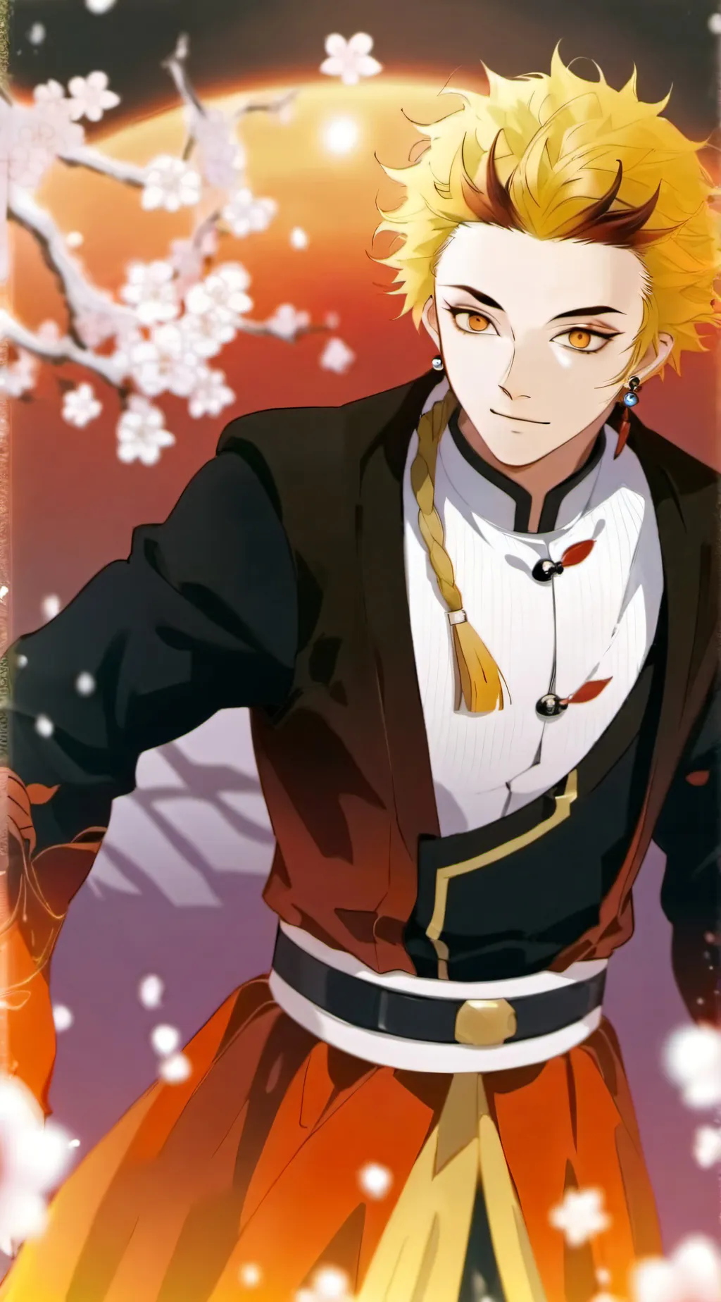 ai character: Rengoku background