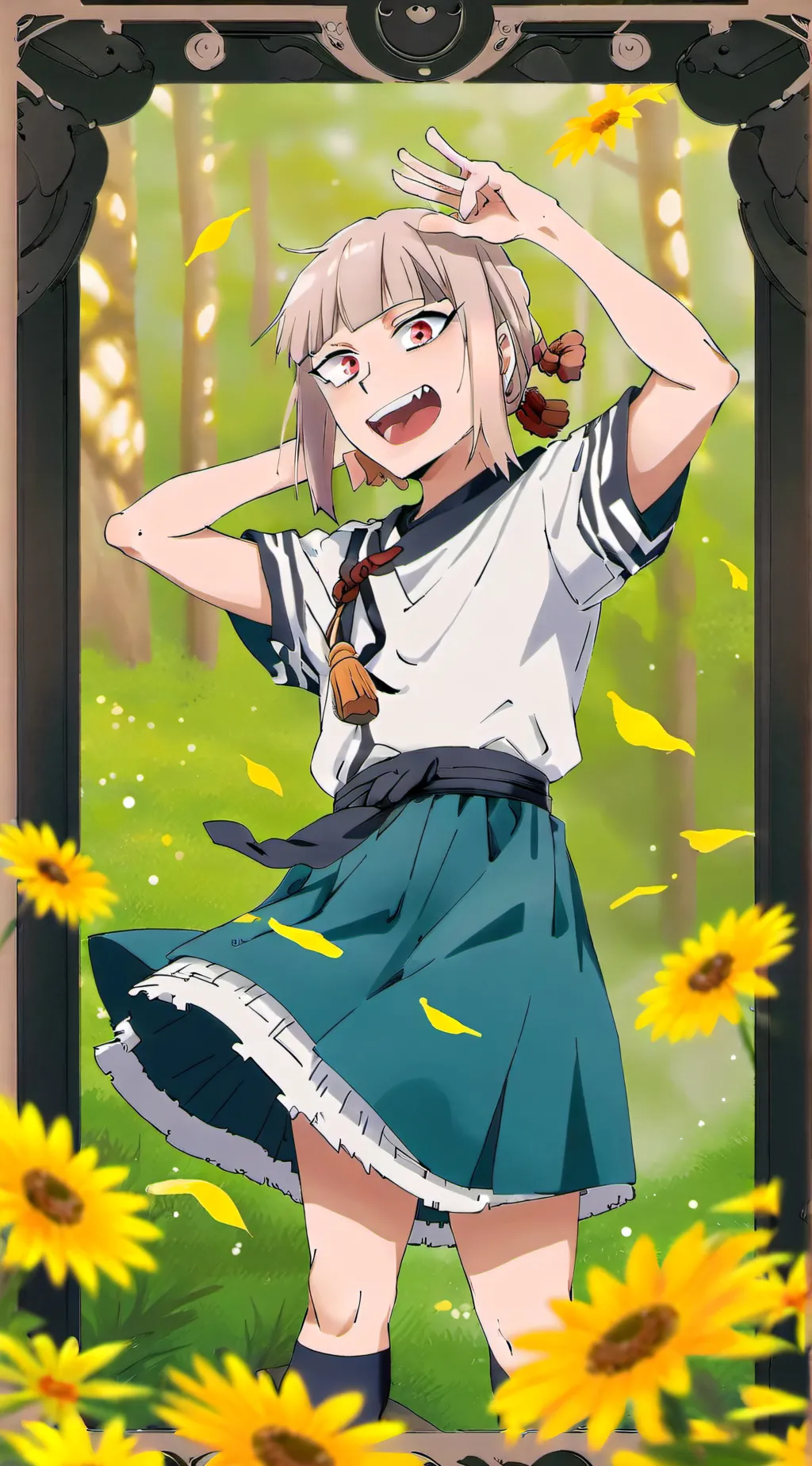 ai character: Toga background