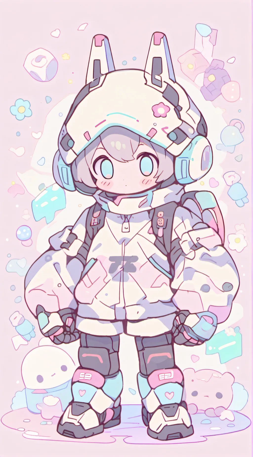 ai character: Robot  background