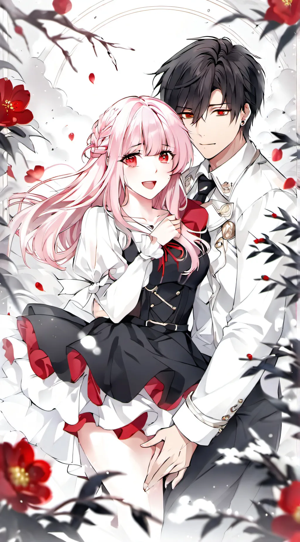 ai character: velvet background