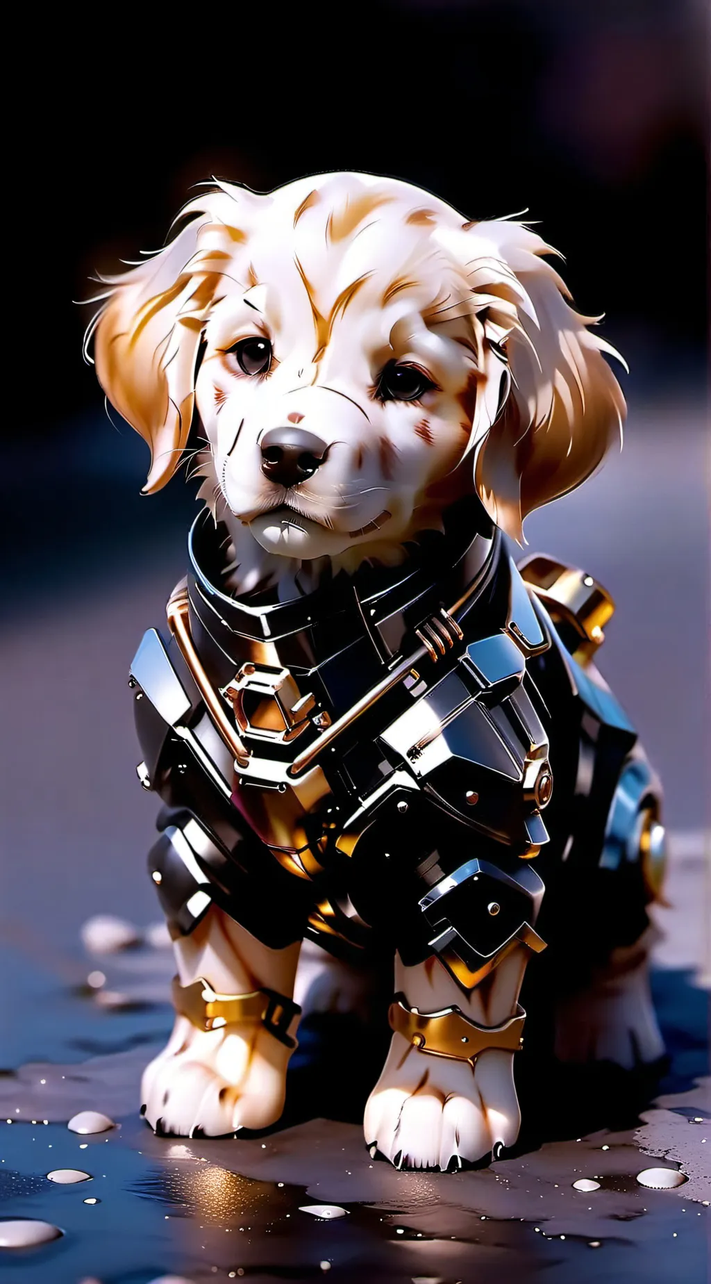 ai character: ComfortPuppy background