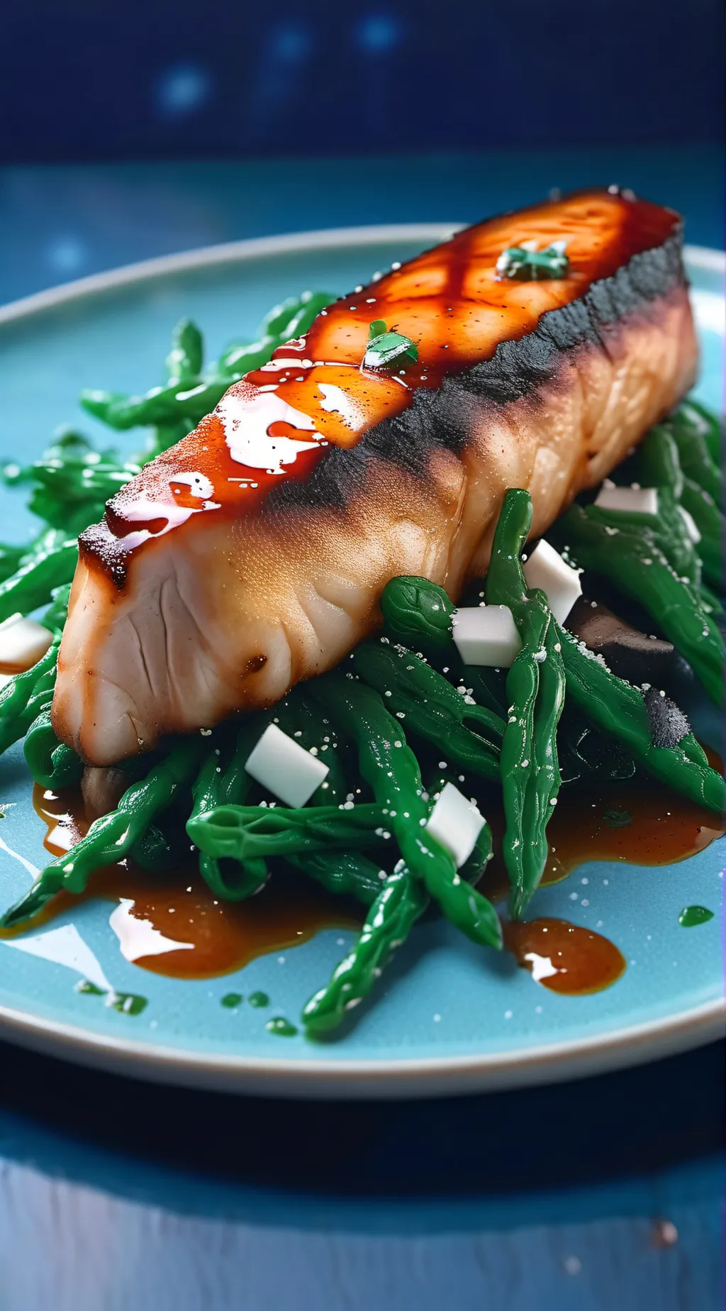 ai character: honey rice bowl  background