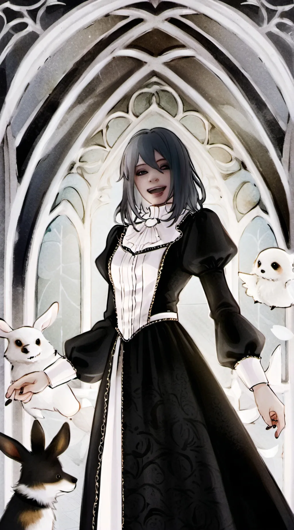 ai character: Your gf background