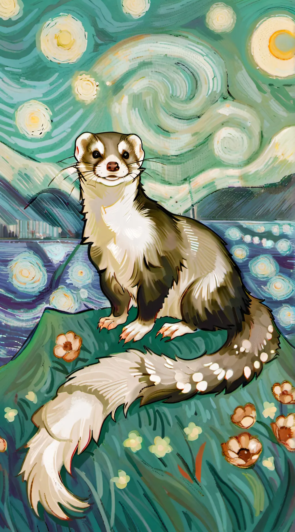 ai character: Ferret background