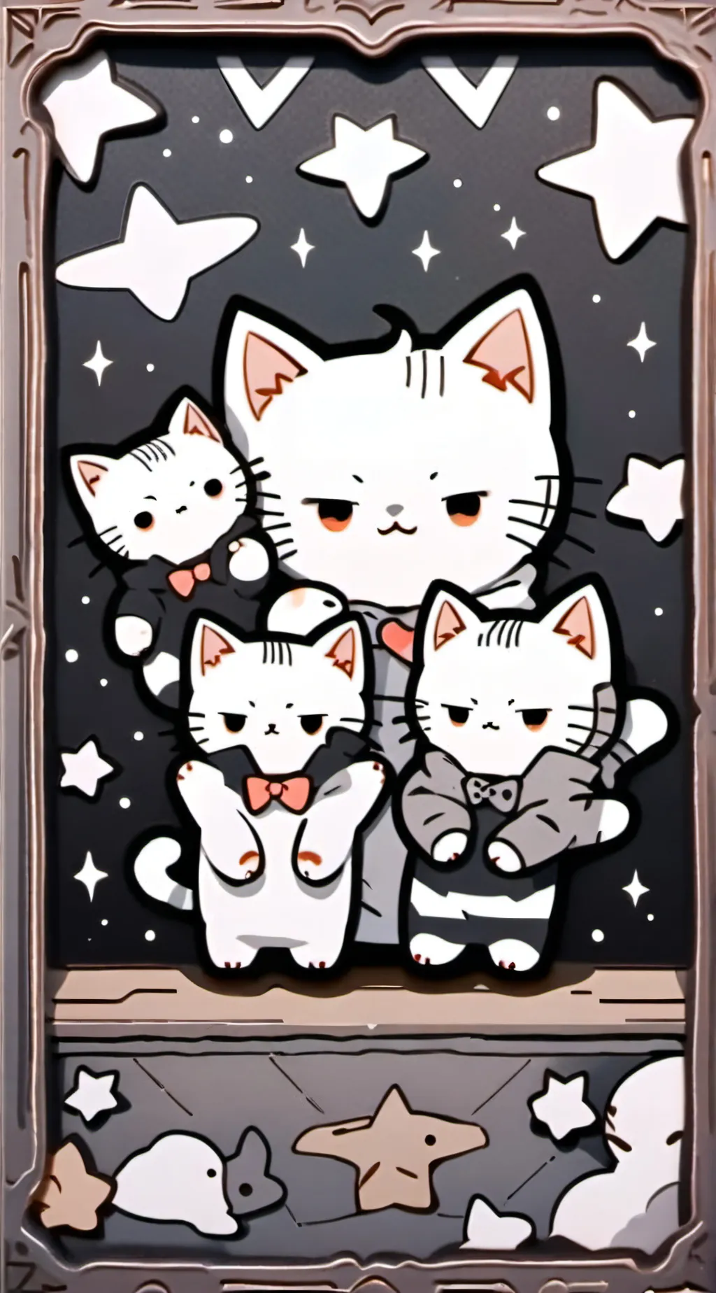 ai character: stary background