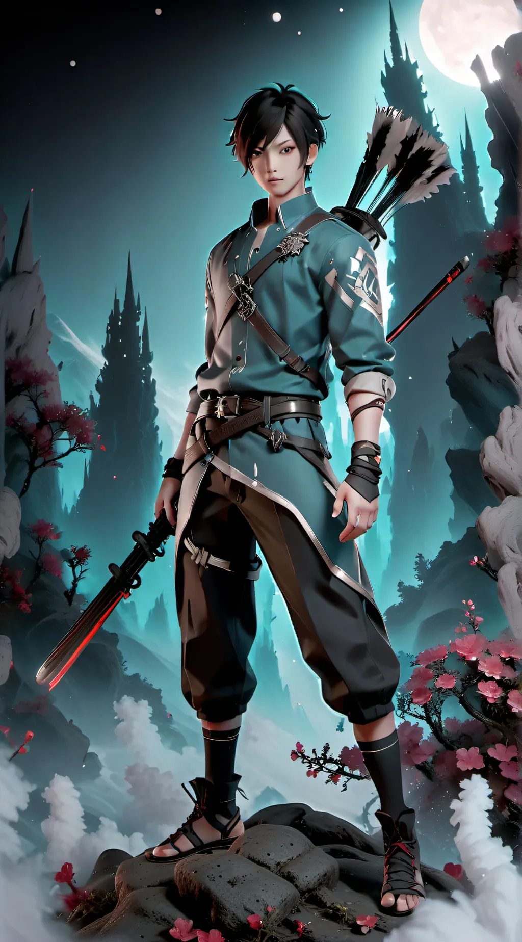 ai character: console kid background