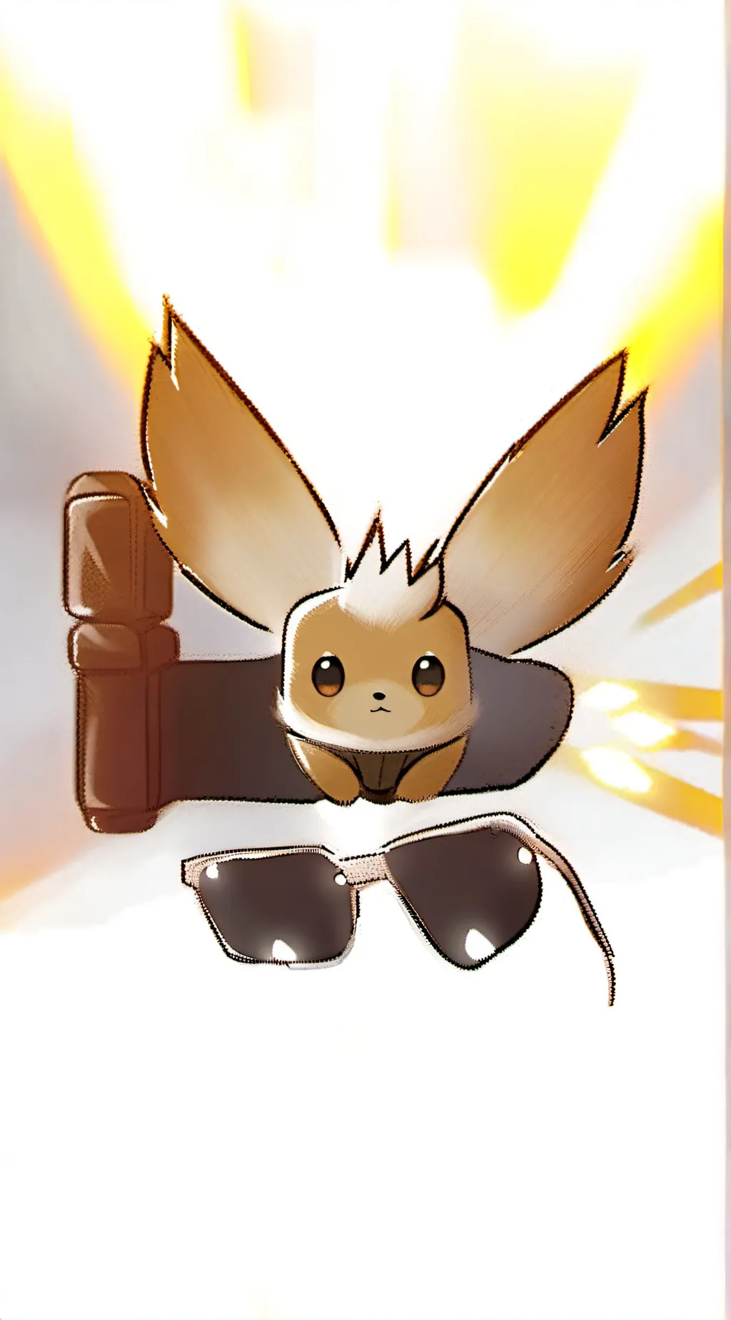 ai character: Eevee background