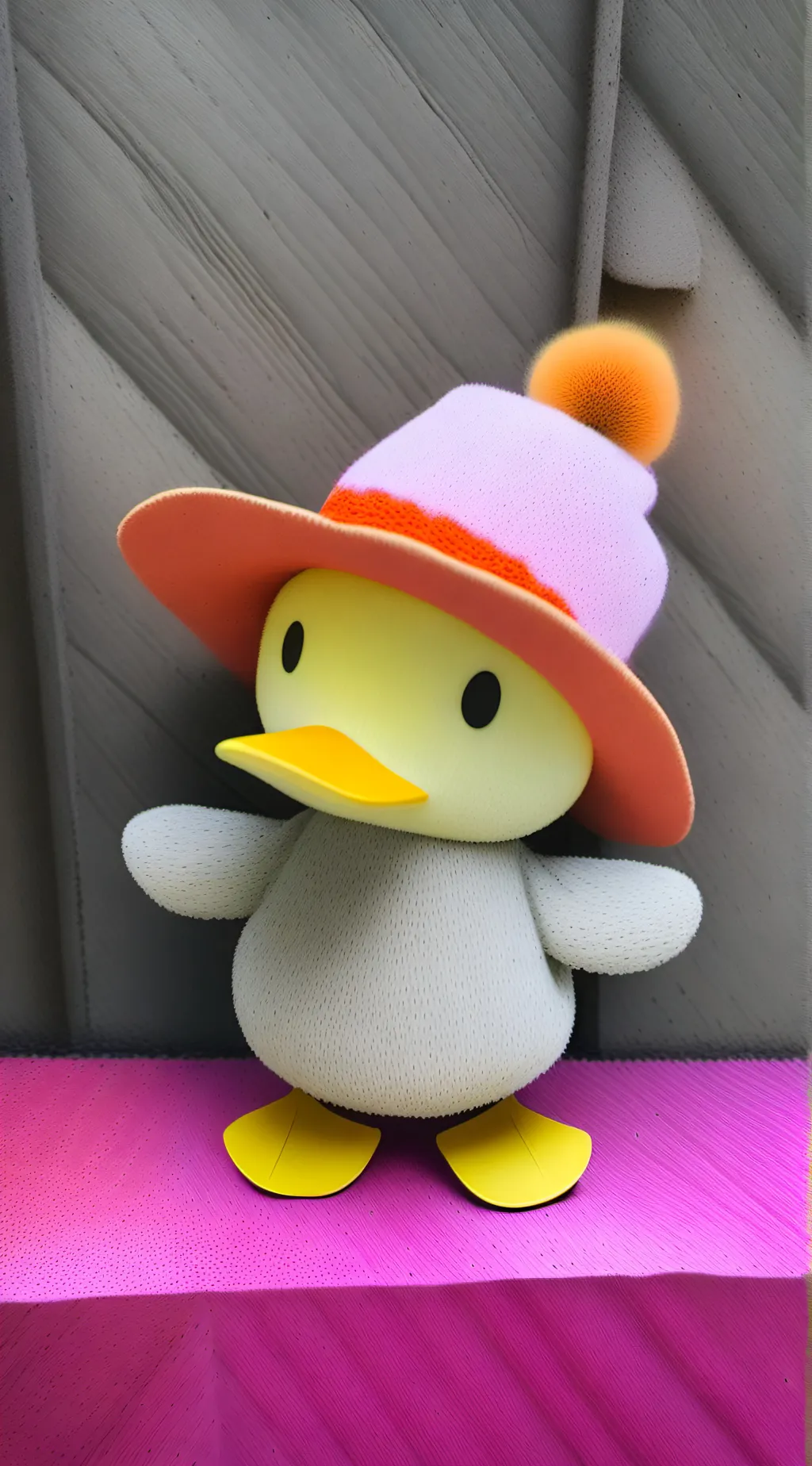 ai character: ducky background
