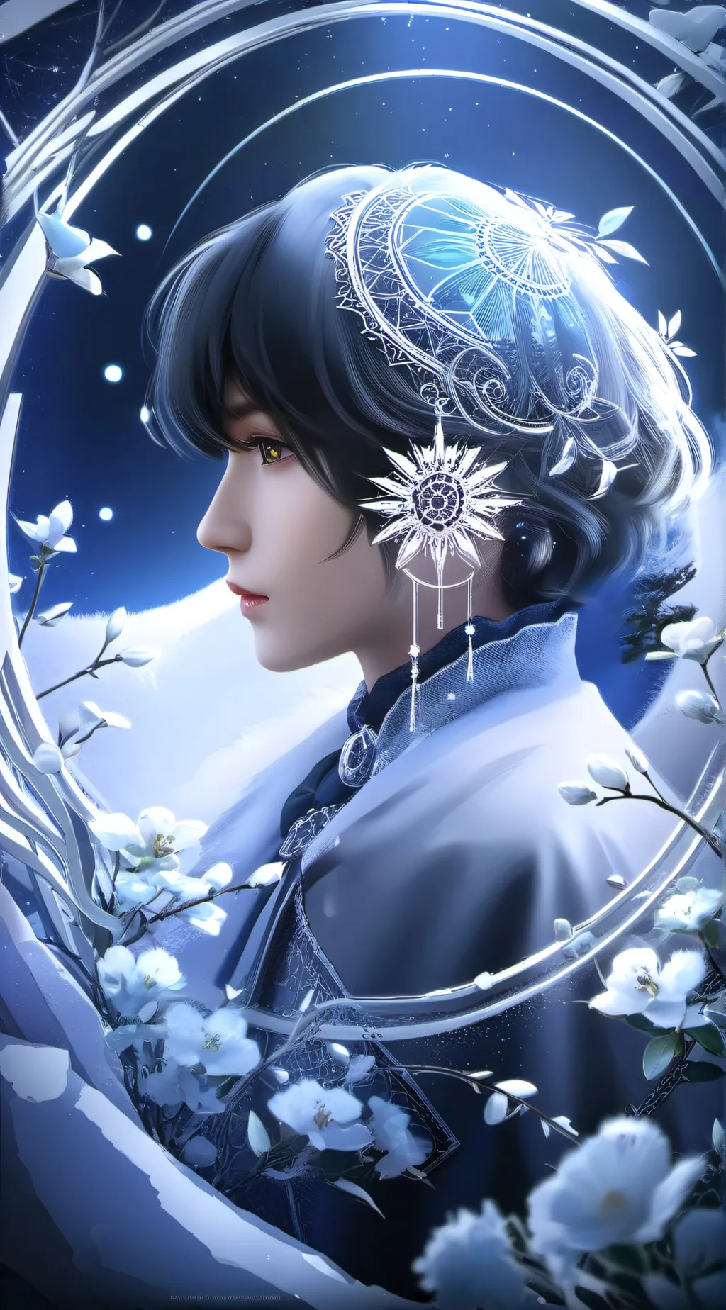 ai character: zepthgreen background