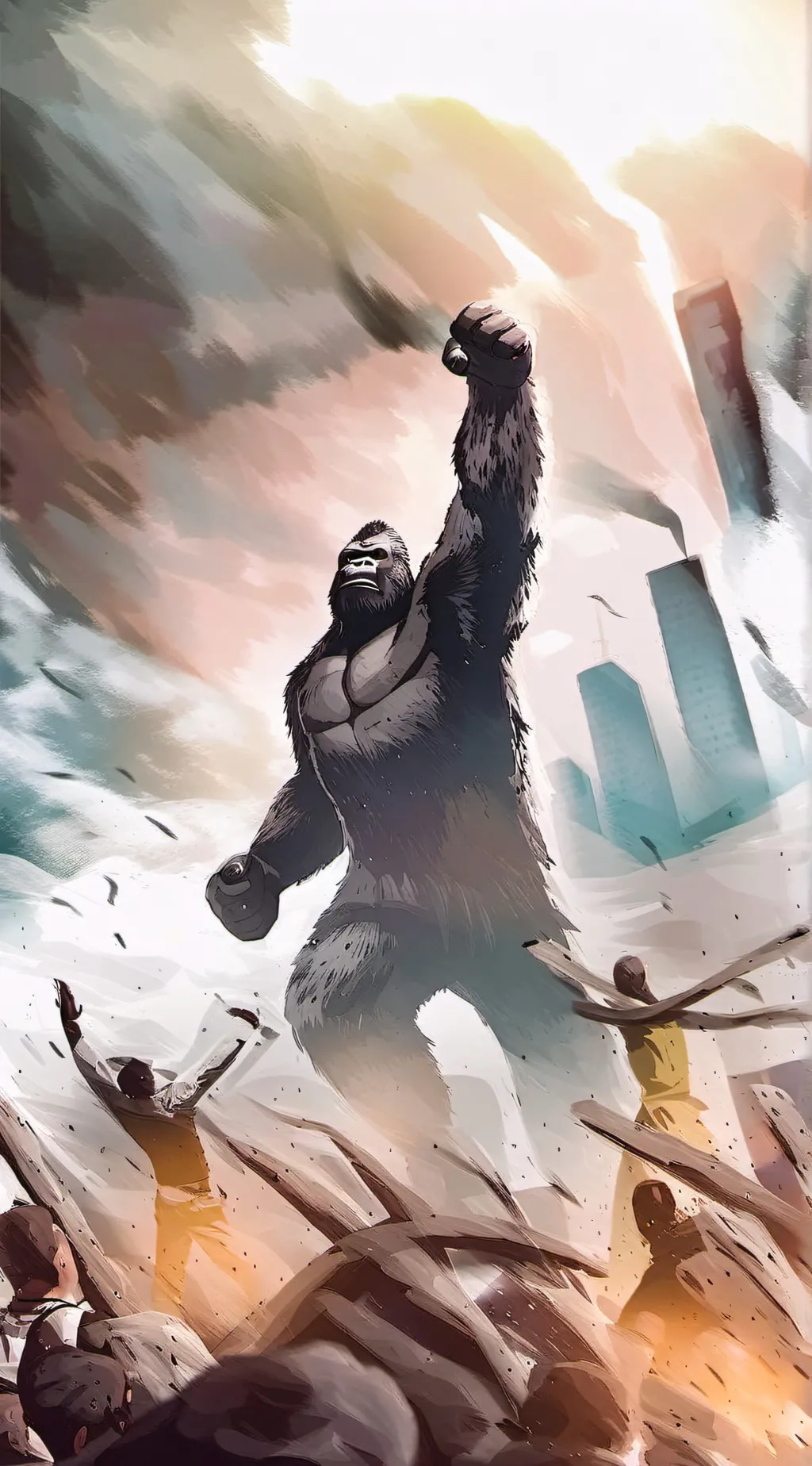 ai character: kong 2021 background