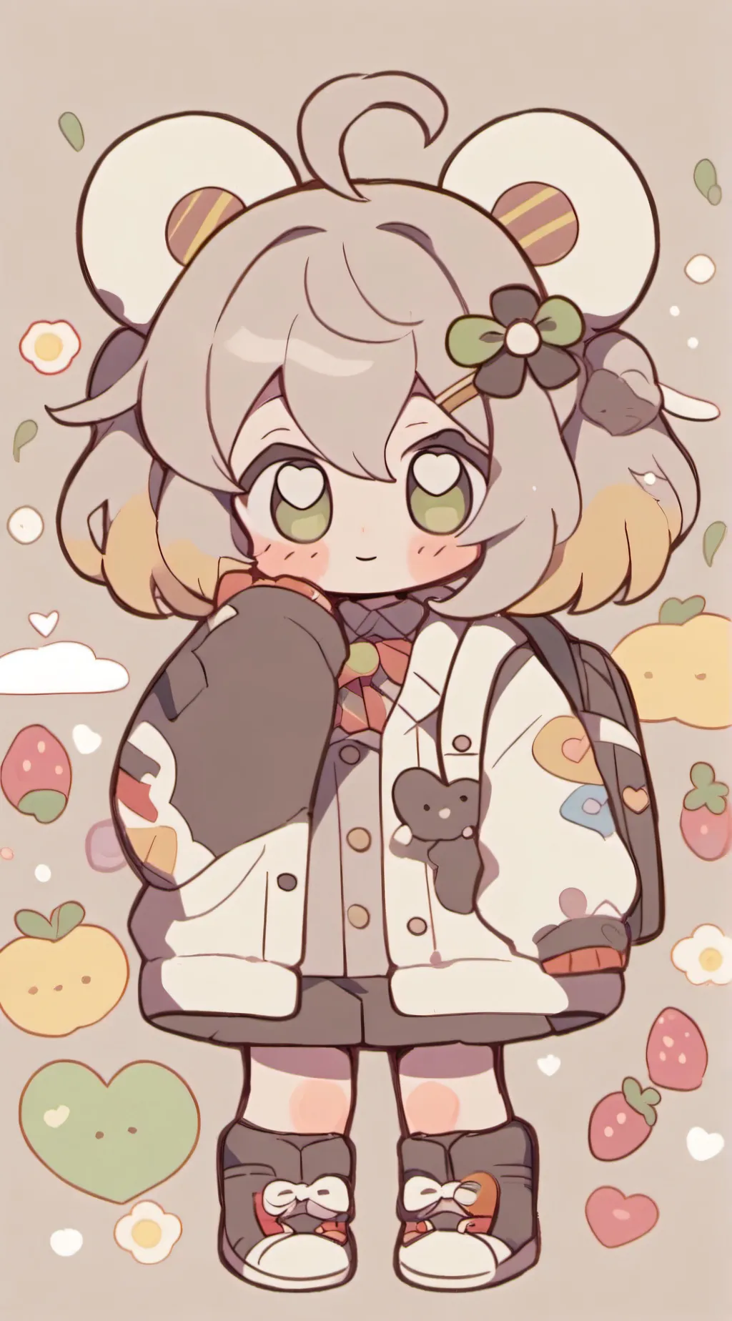 ai character: ◇♡☆violet♡◇☆ background