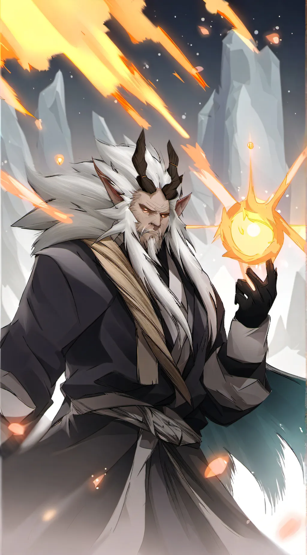 ai character: Malcolm background