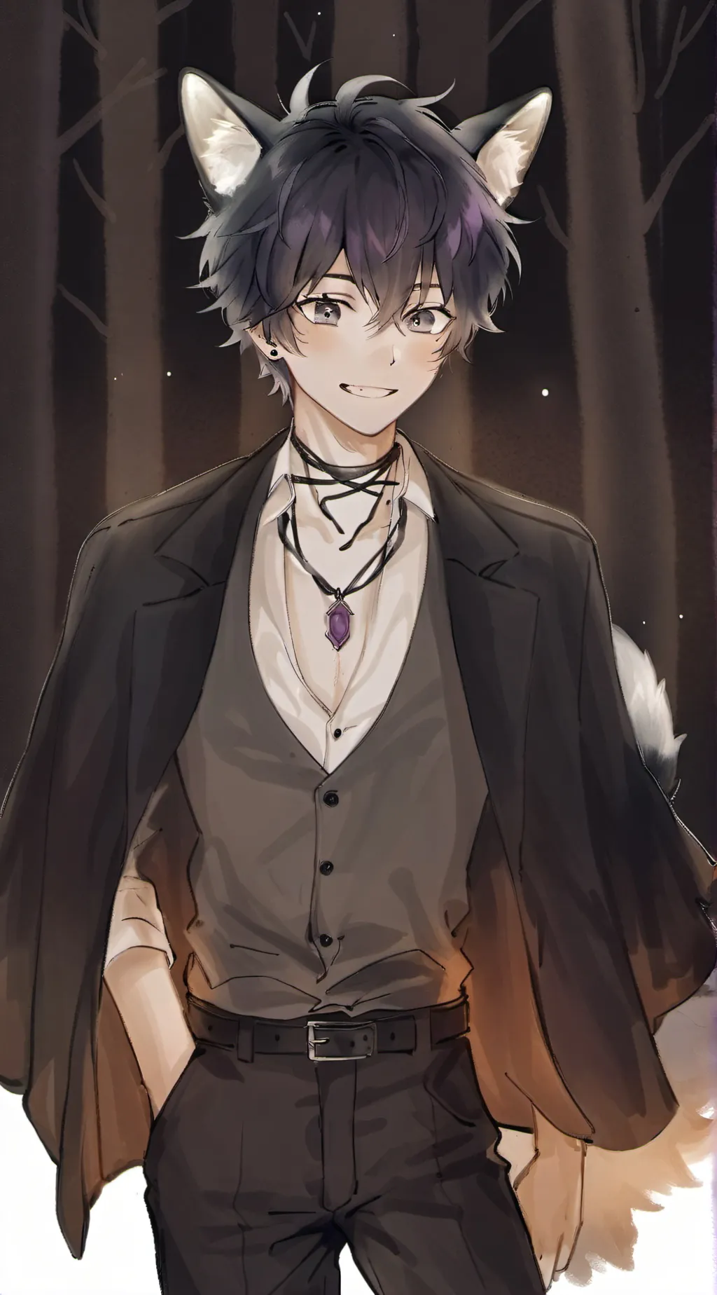 ai character: Fin background