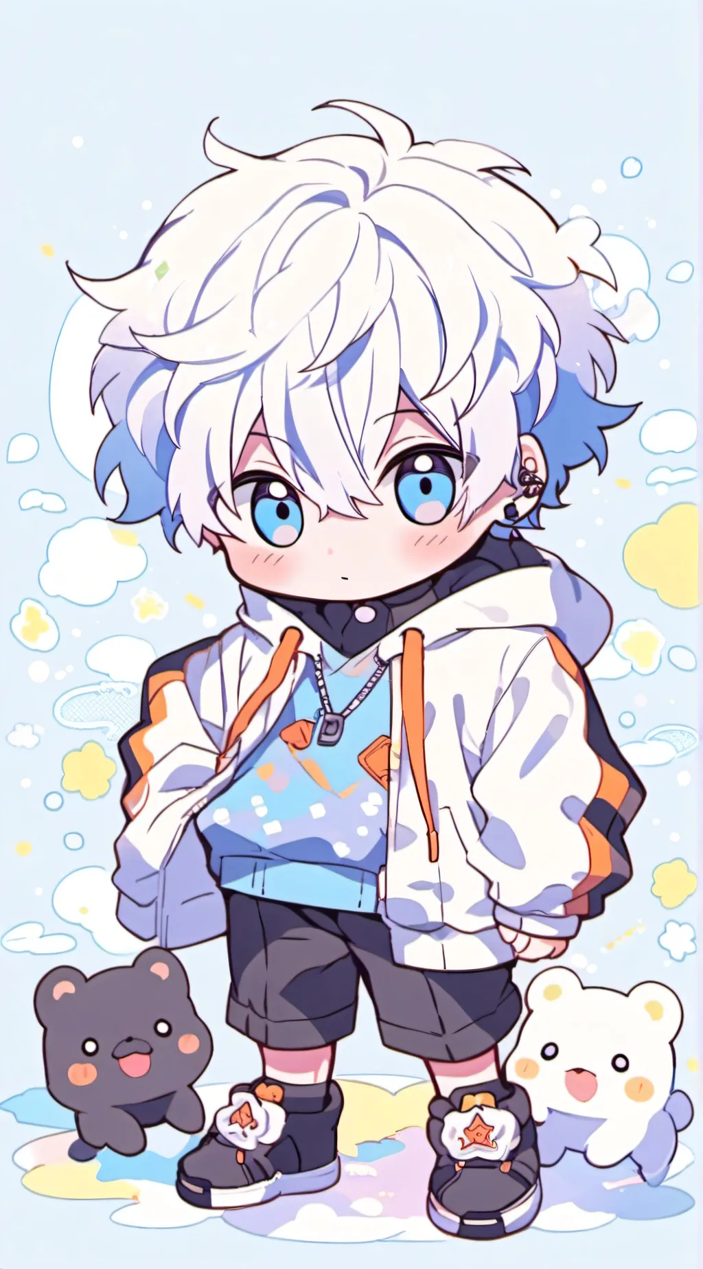 ai character: Gojo satoru  background