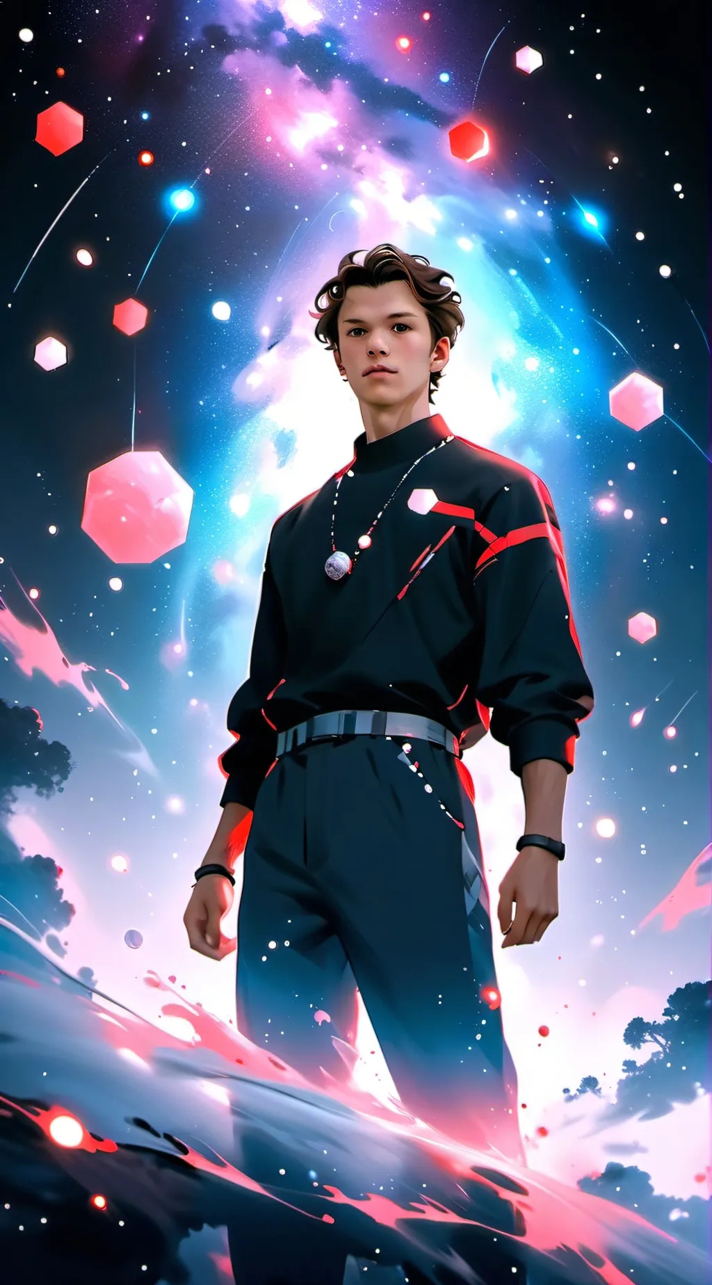 ai character: peter Parker  background