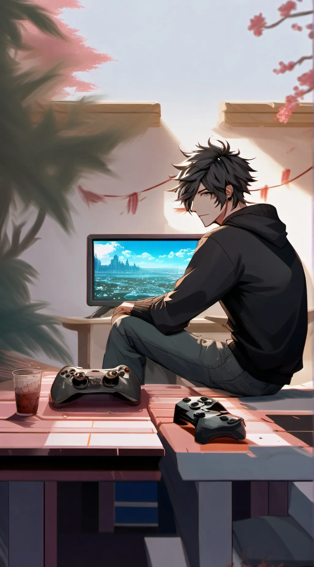 ai character:  ✧jay✧ background