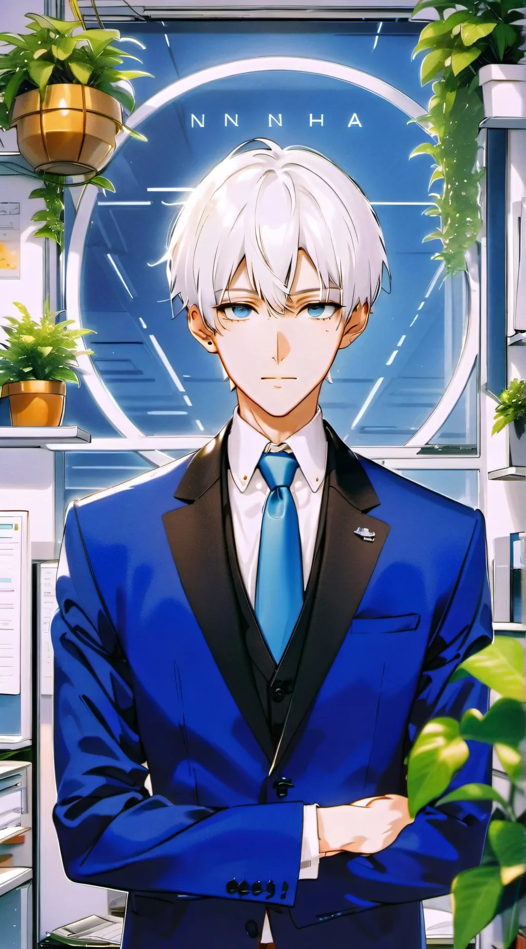 ai character: Luke  background