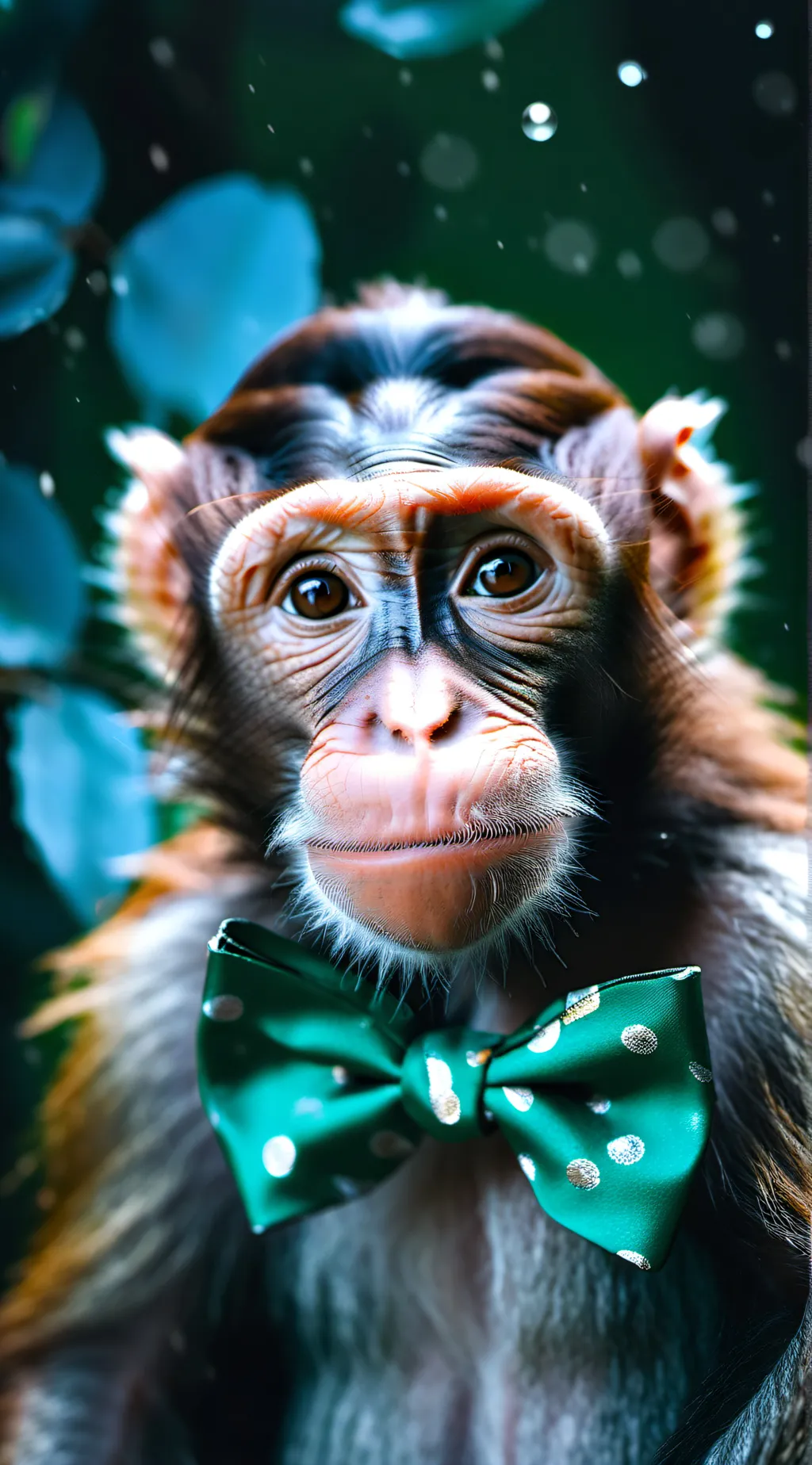 ai character: monkey background