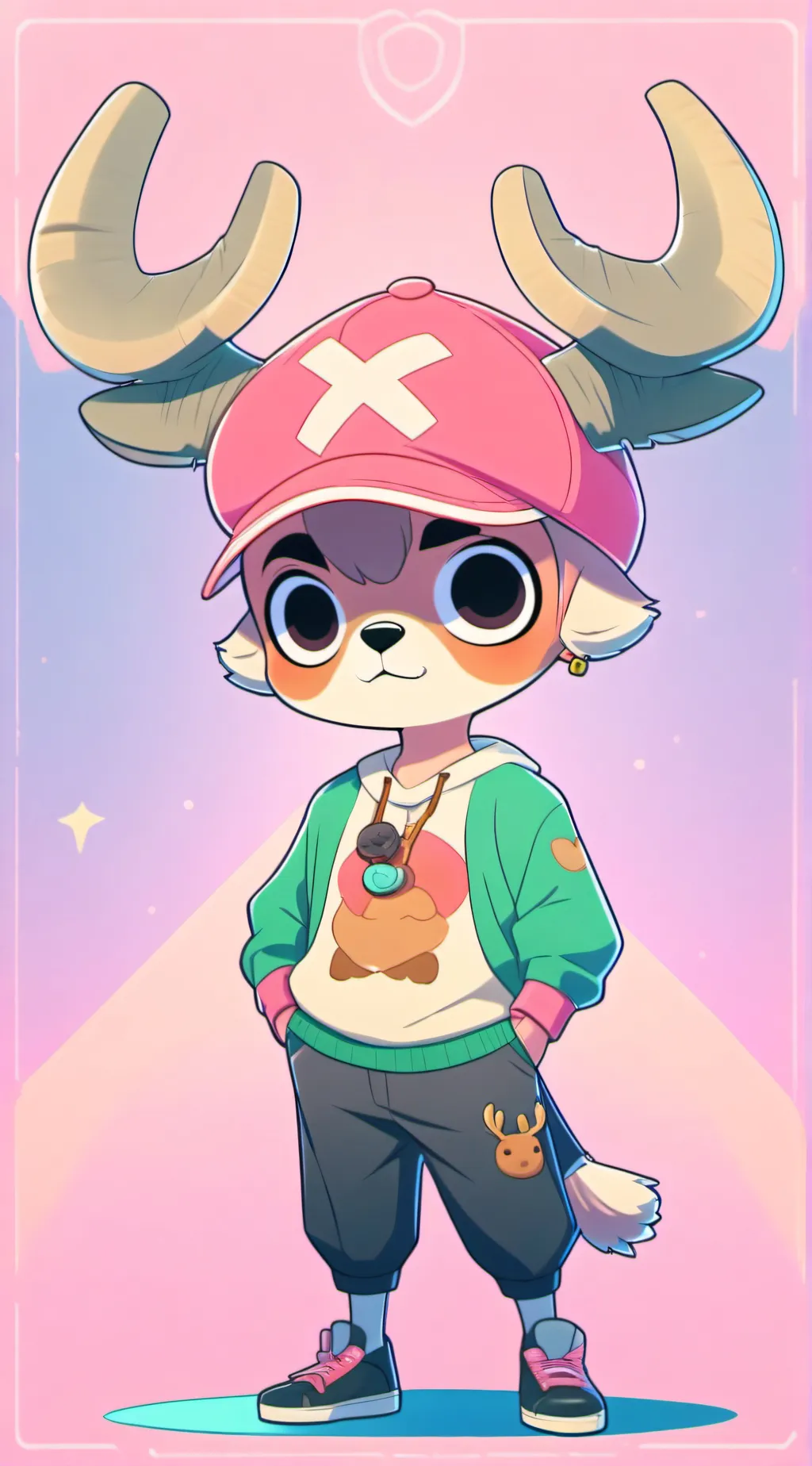 ai character: tony tony chopper  background