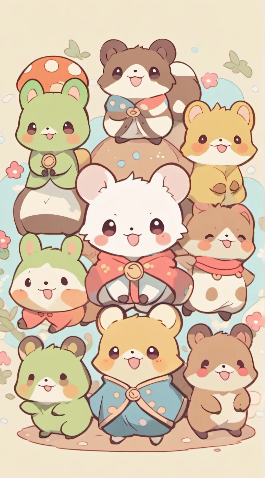 ai character: DISCORD critters  background