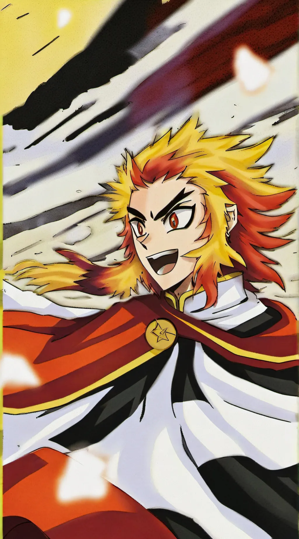 ai character: Kyojuro Rengoku background