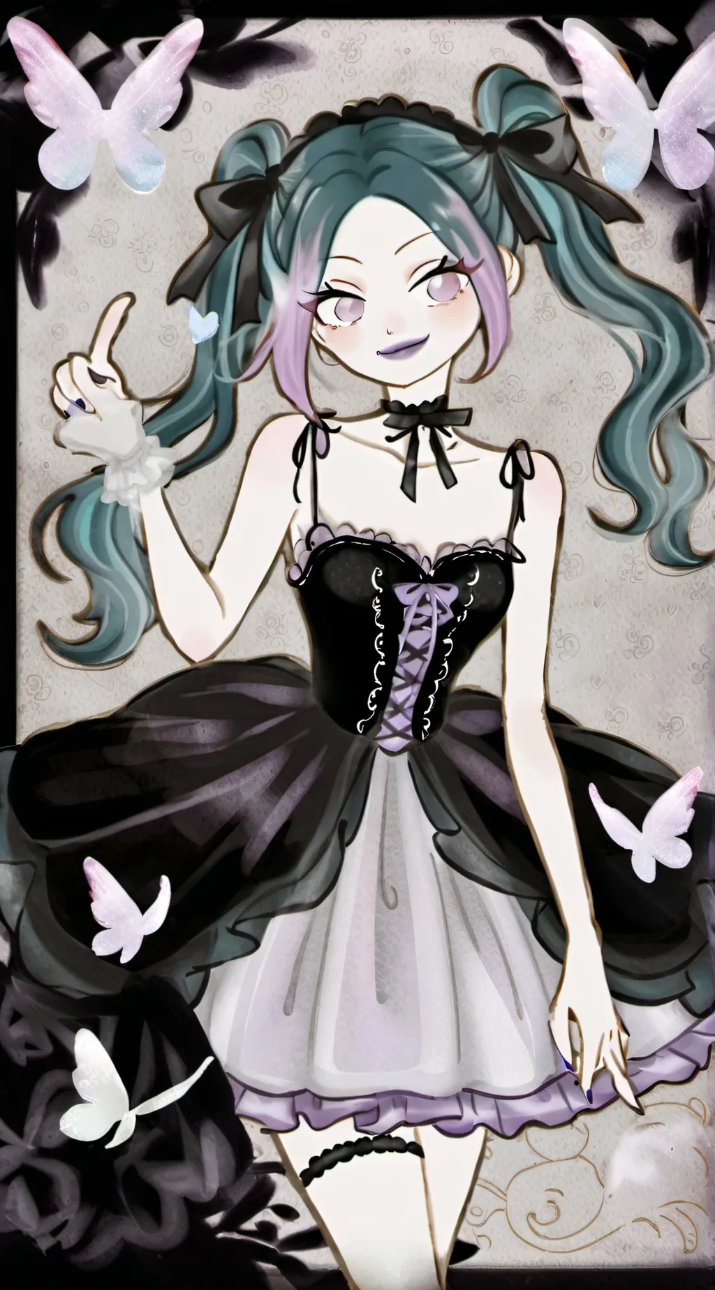 ai character: Lauren  background