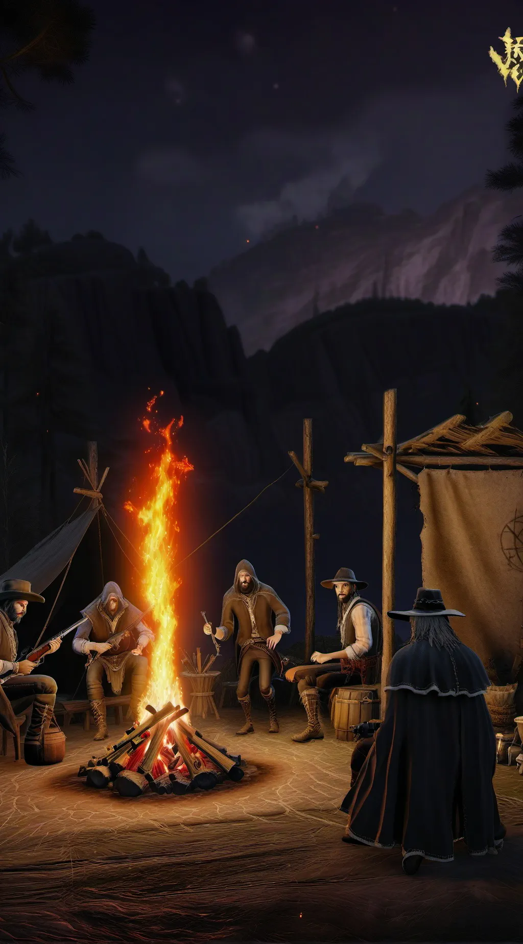 ai character: bloodhunt camp background