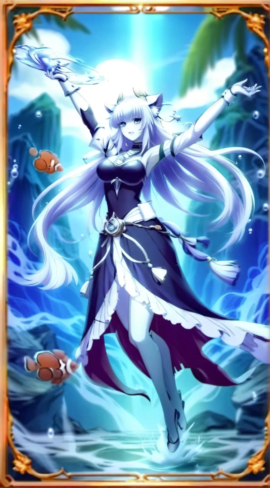 ai character: waterangelic background