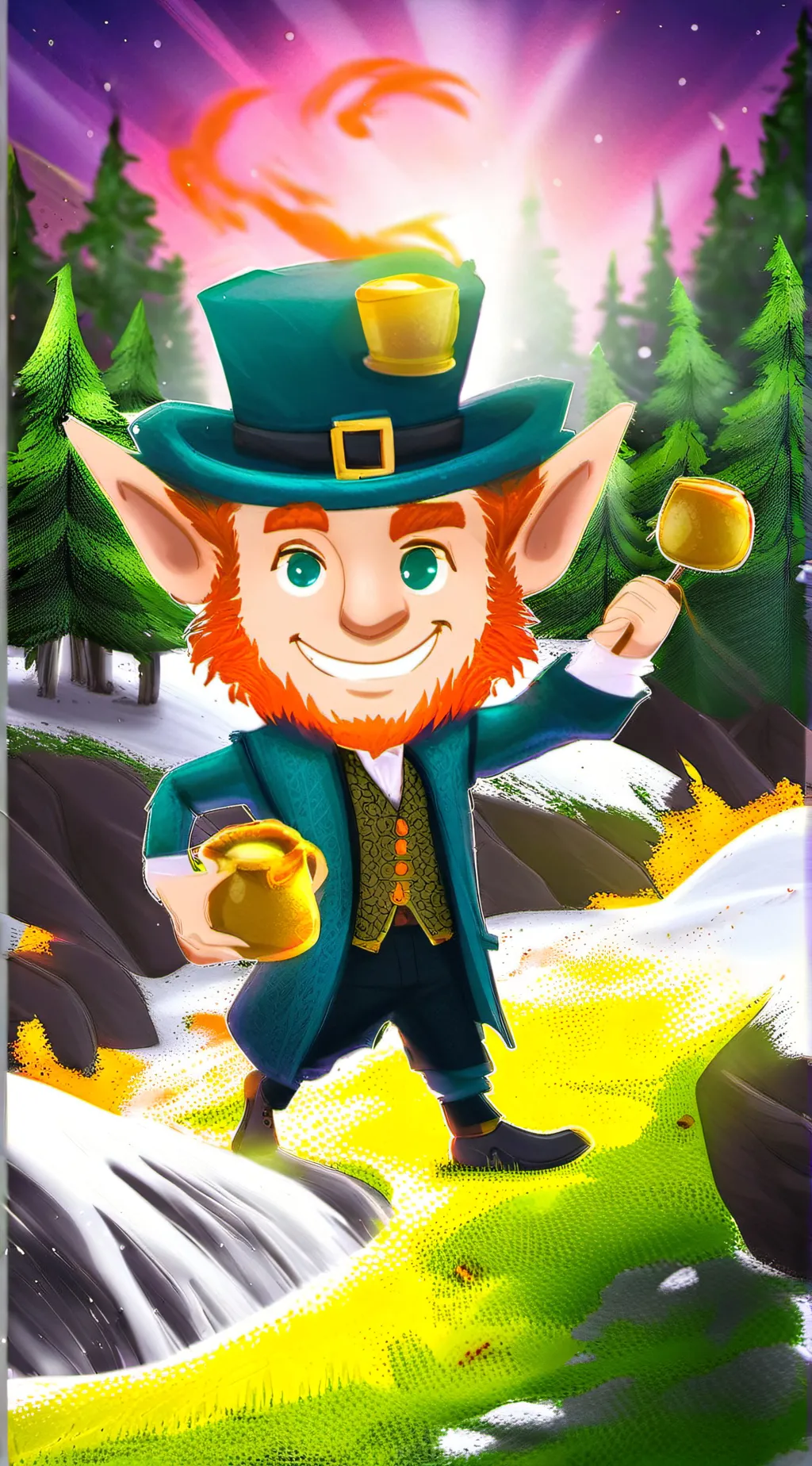 ai character: Leprecon background