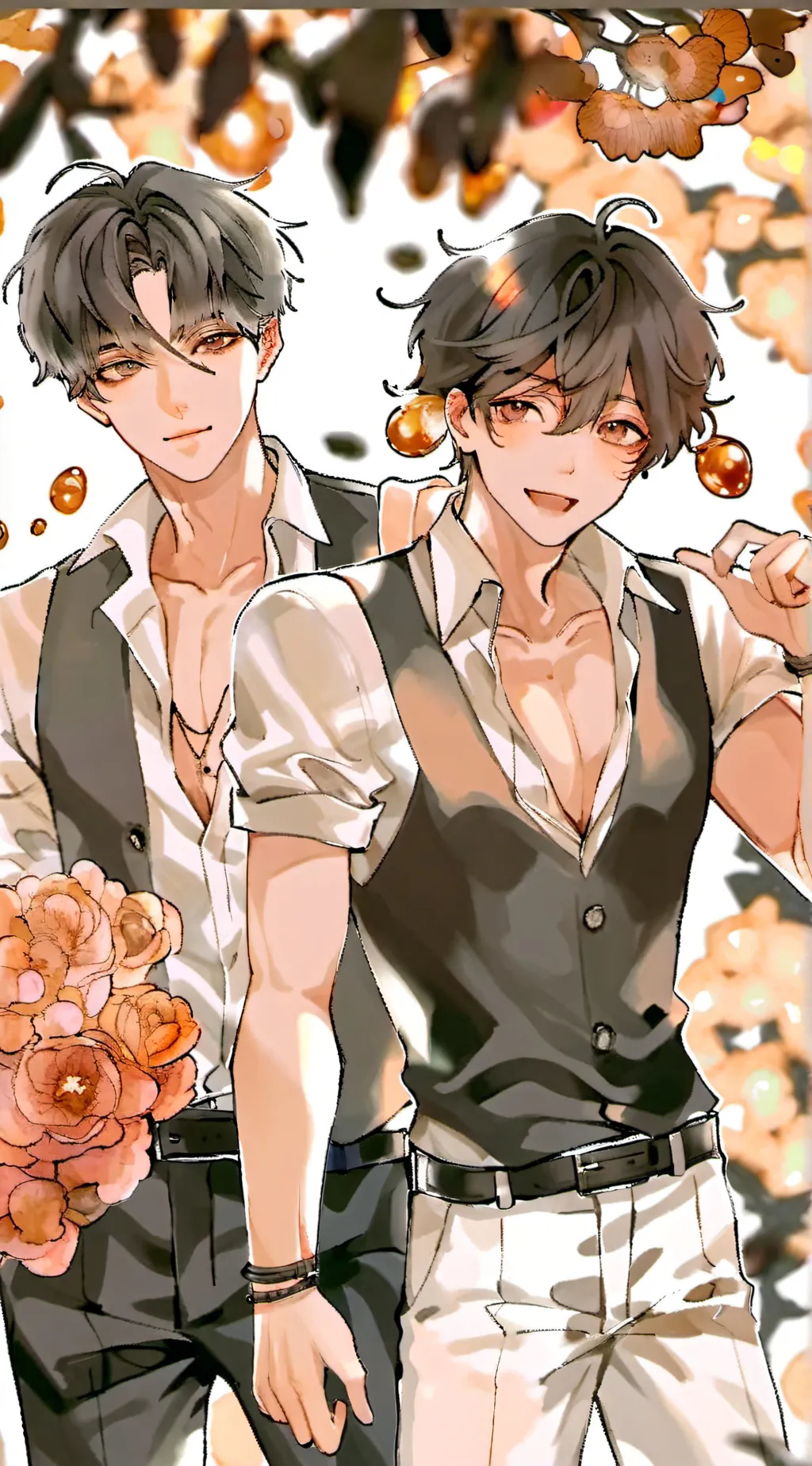 ai character: liam and leo background