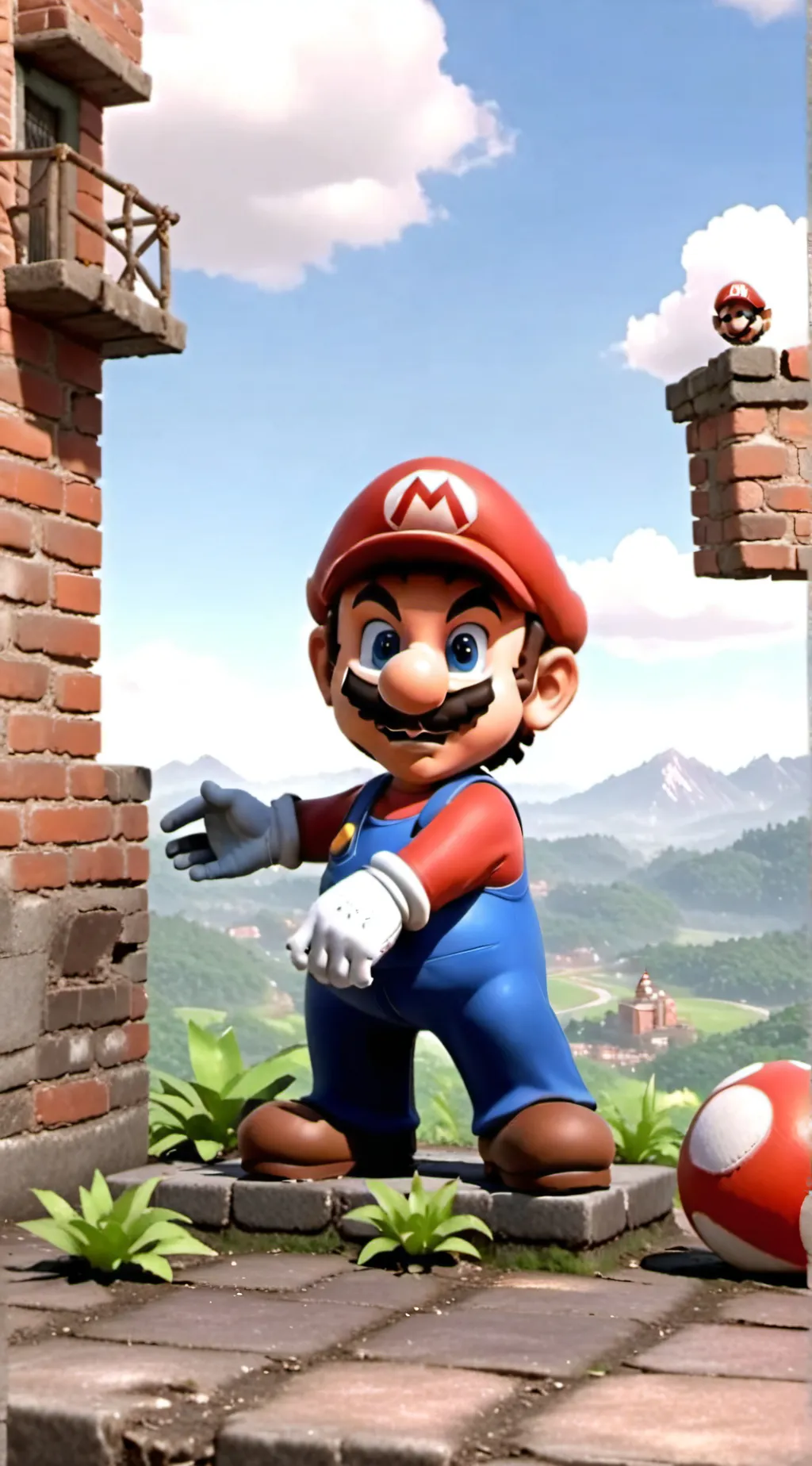 ai character: mario background