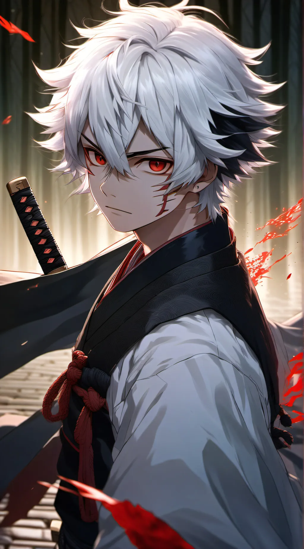 ai character: Demon slayers  background