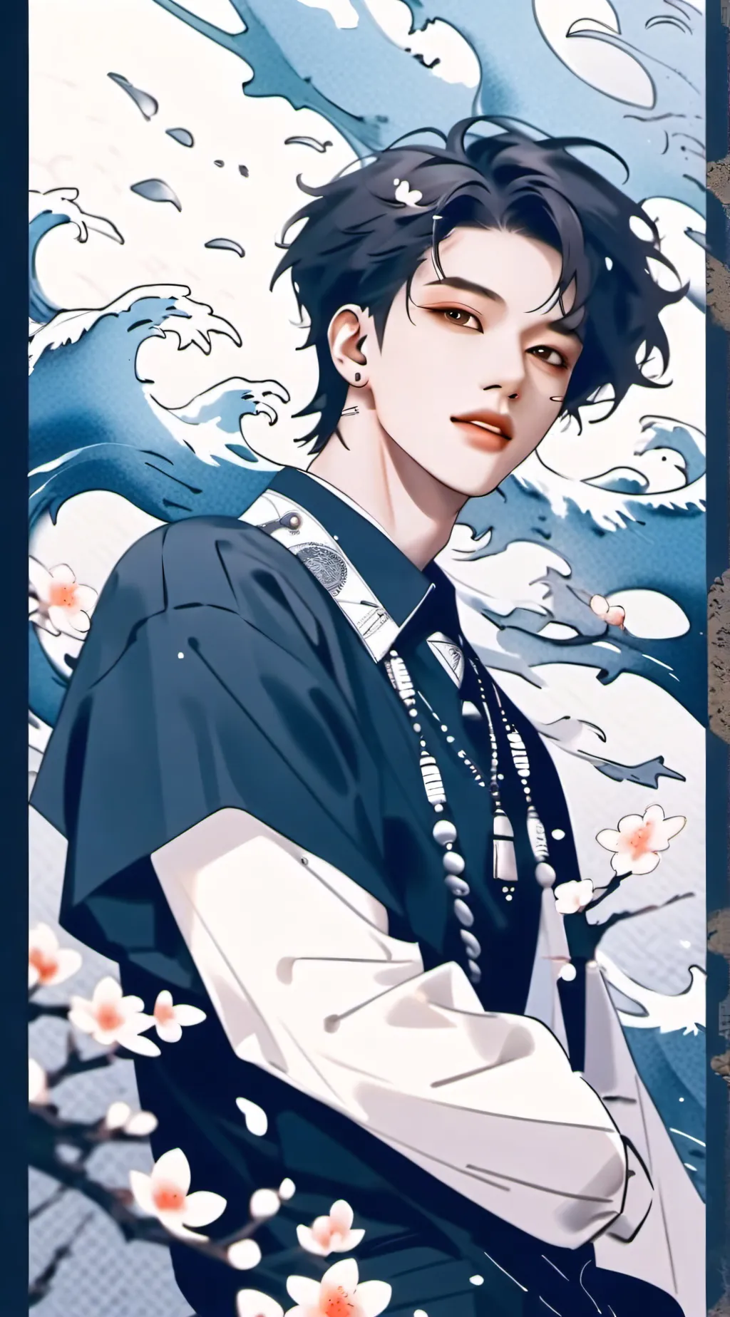 ai character: 严浩翔 background