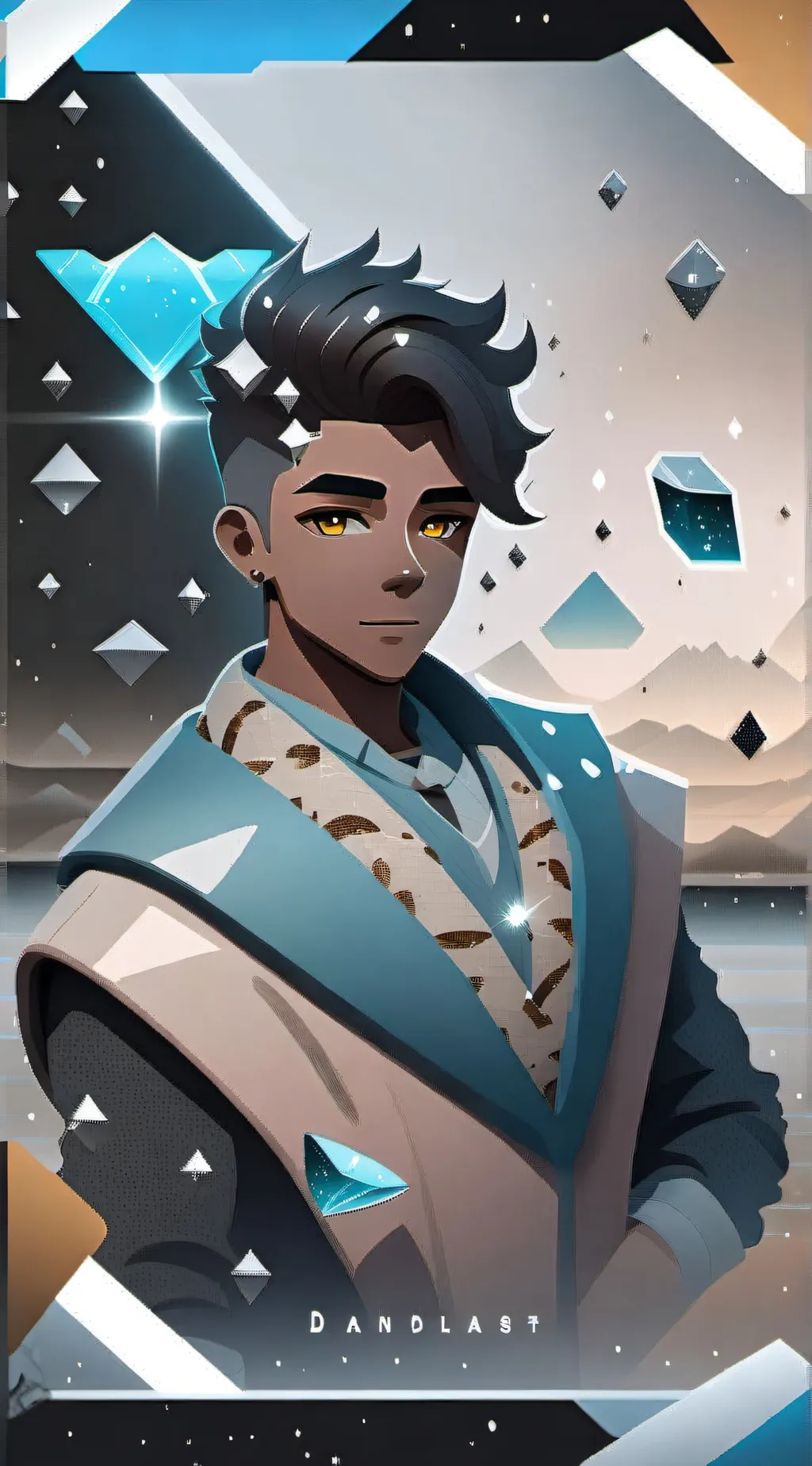 ai character: Skeppy  background