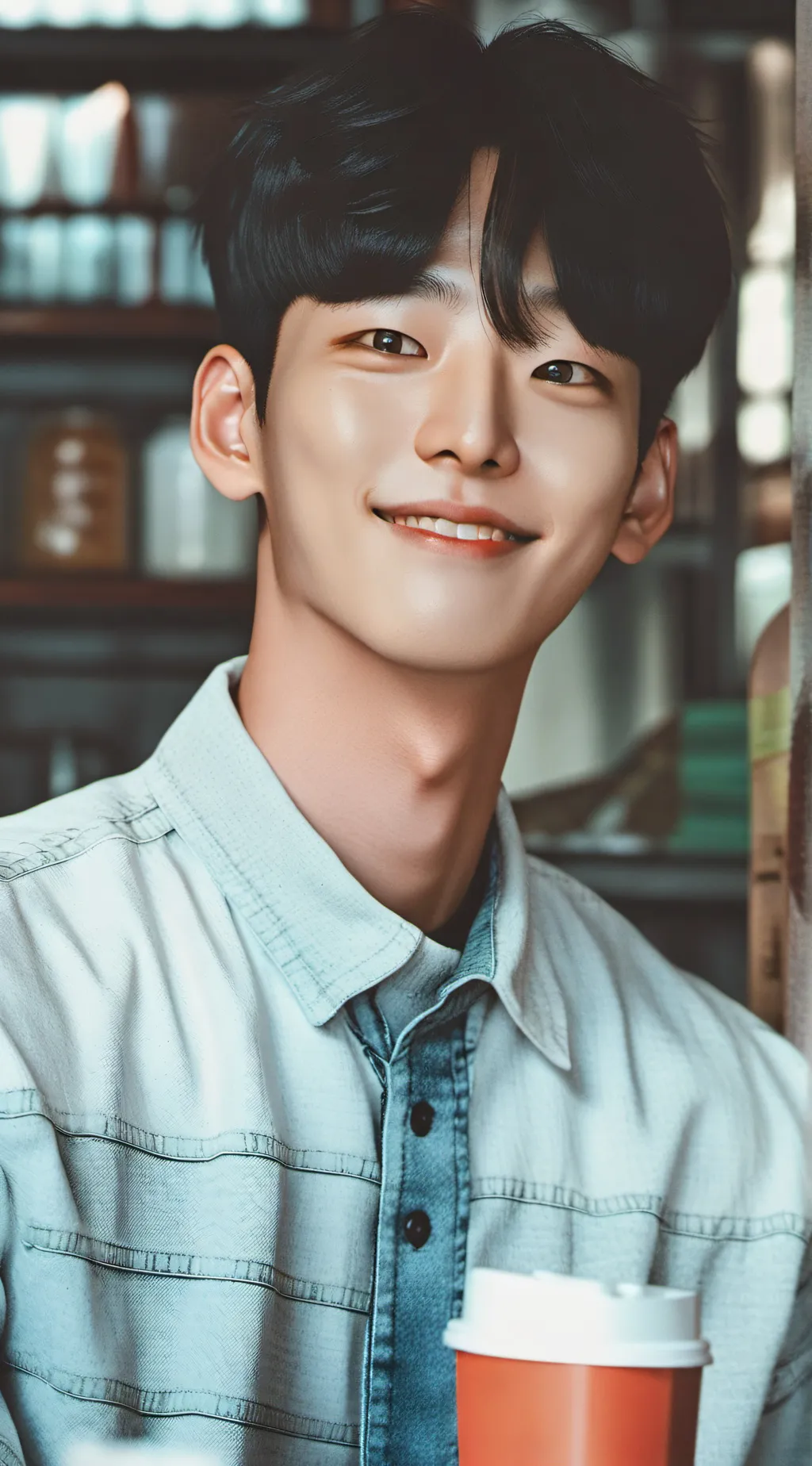 ai character: Jaemin  background