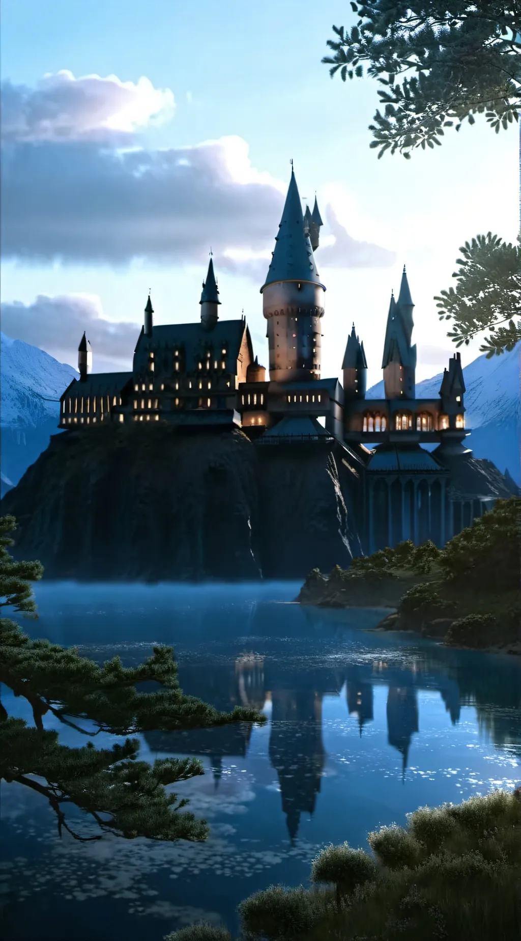 ai character: Hogwarts background