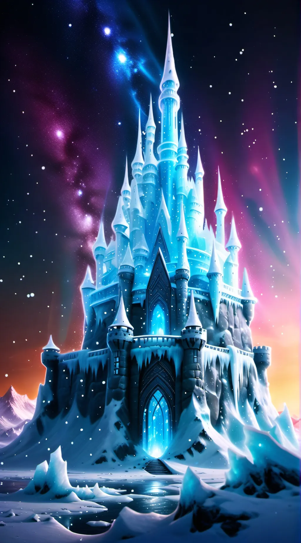 ai character: Frozen+Mha background