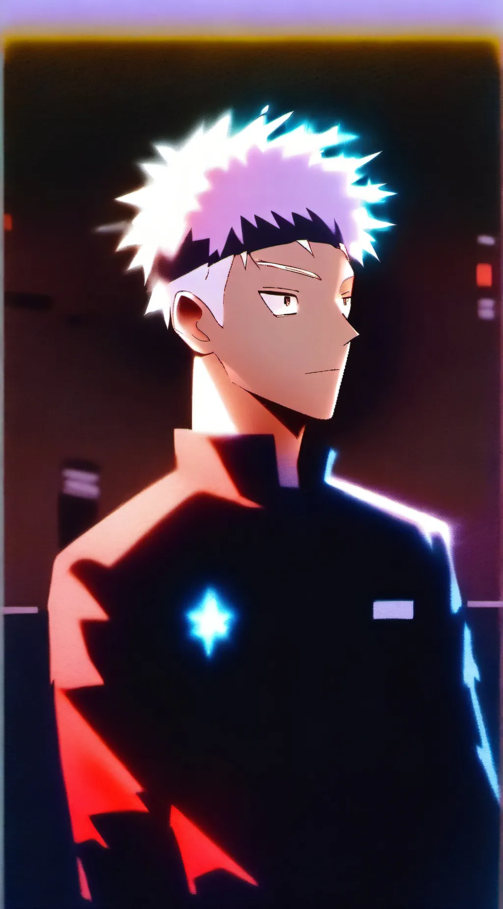 ai character: gojo (but weird😔) background