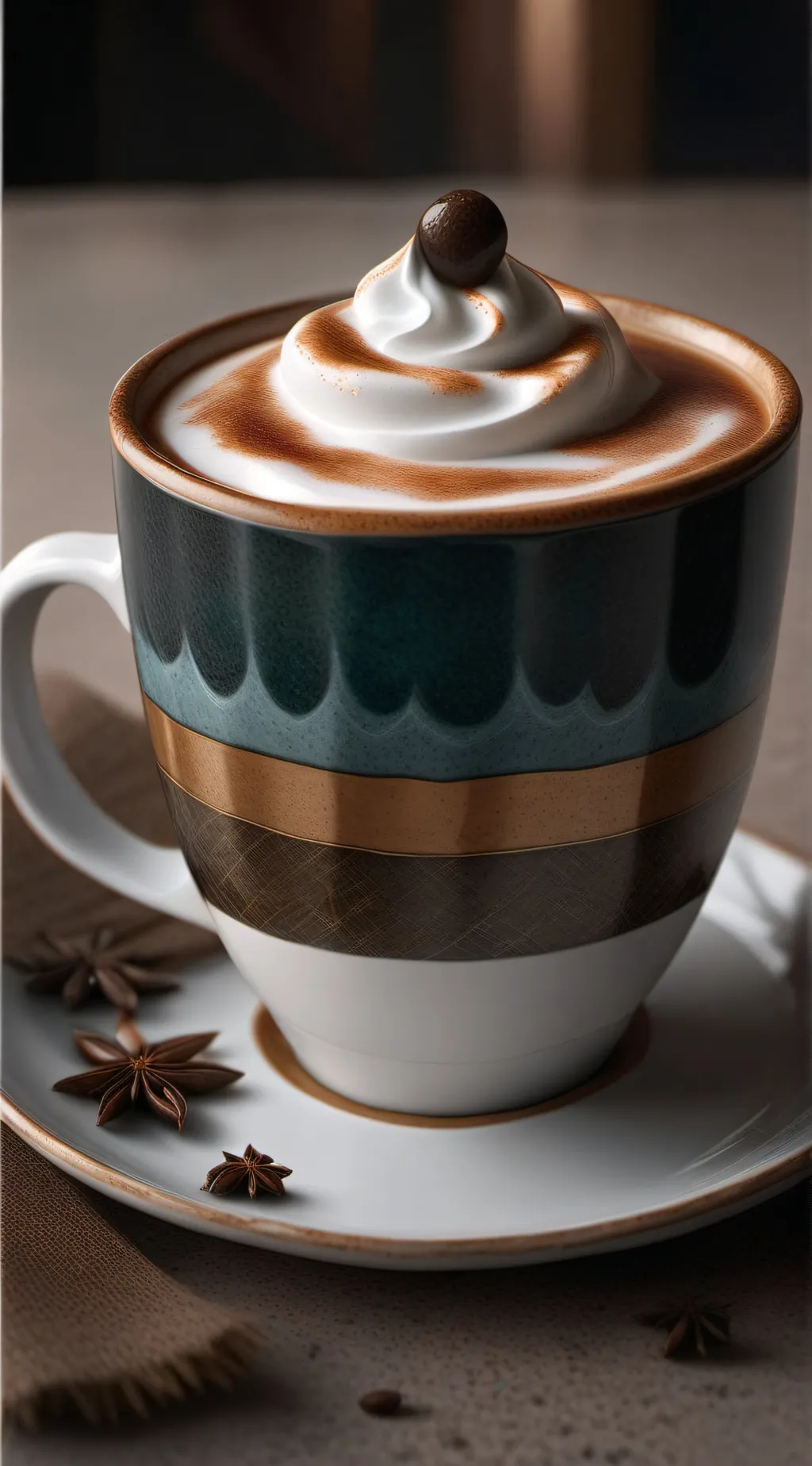 ai character: Cup meme background