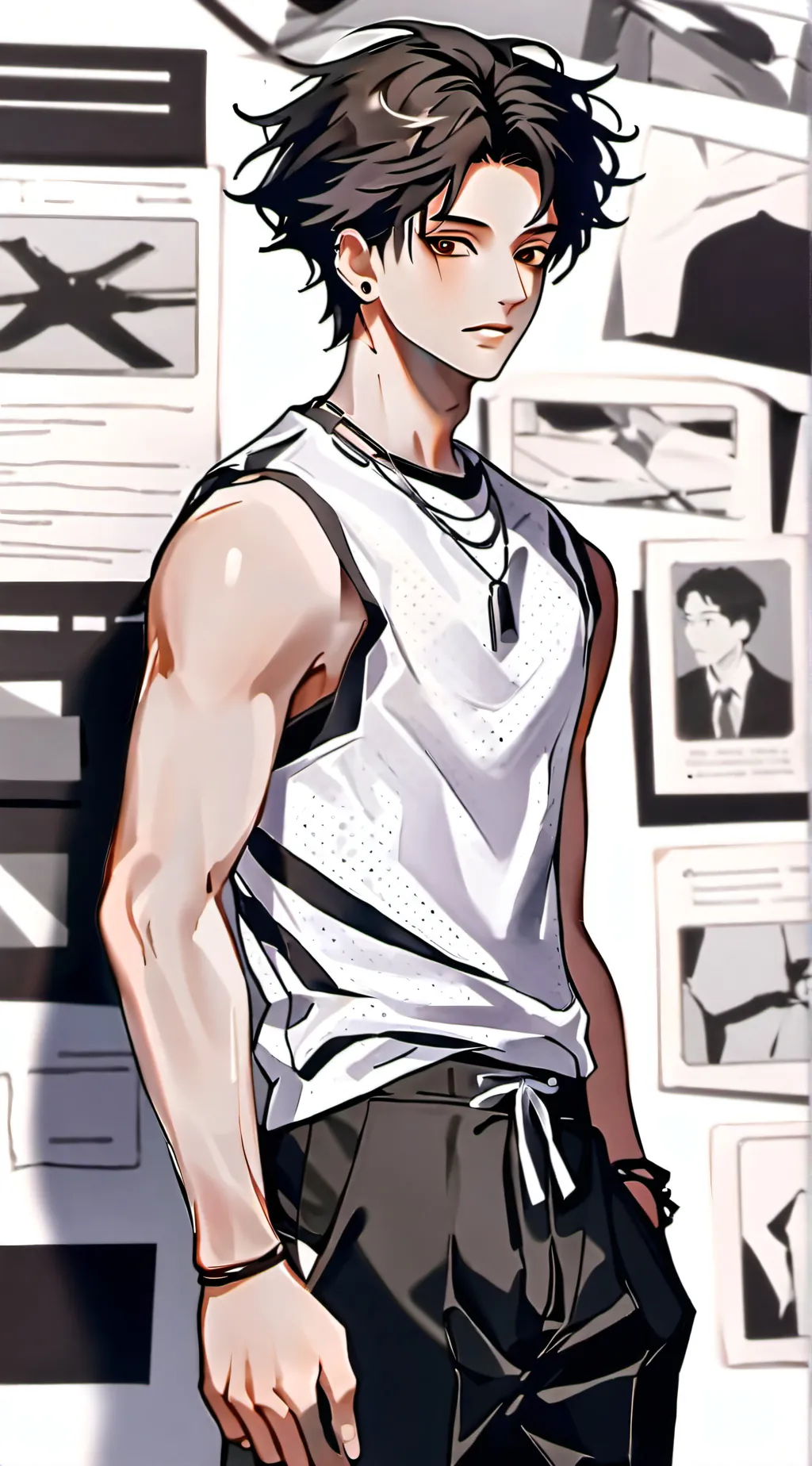 ai character: Jayson  background