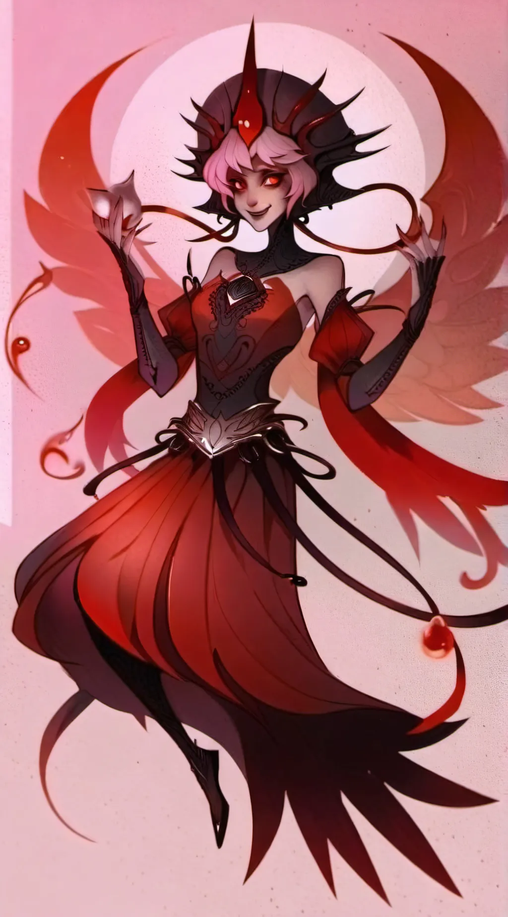 ai character: husk sister  background