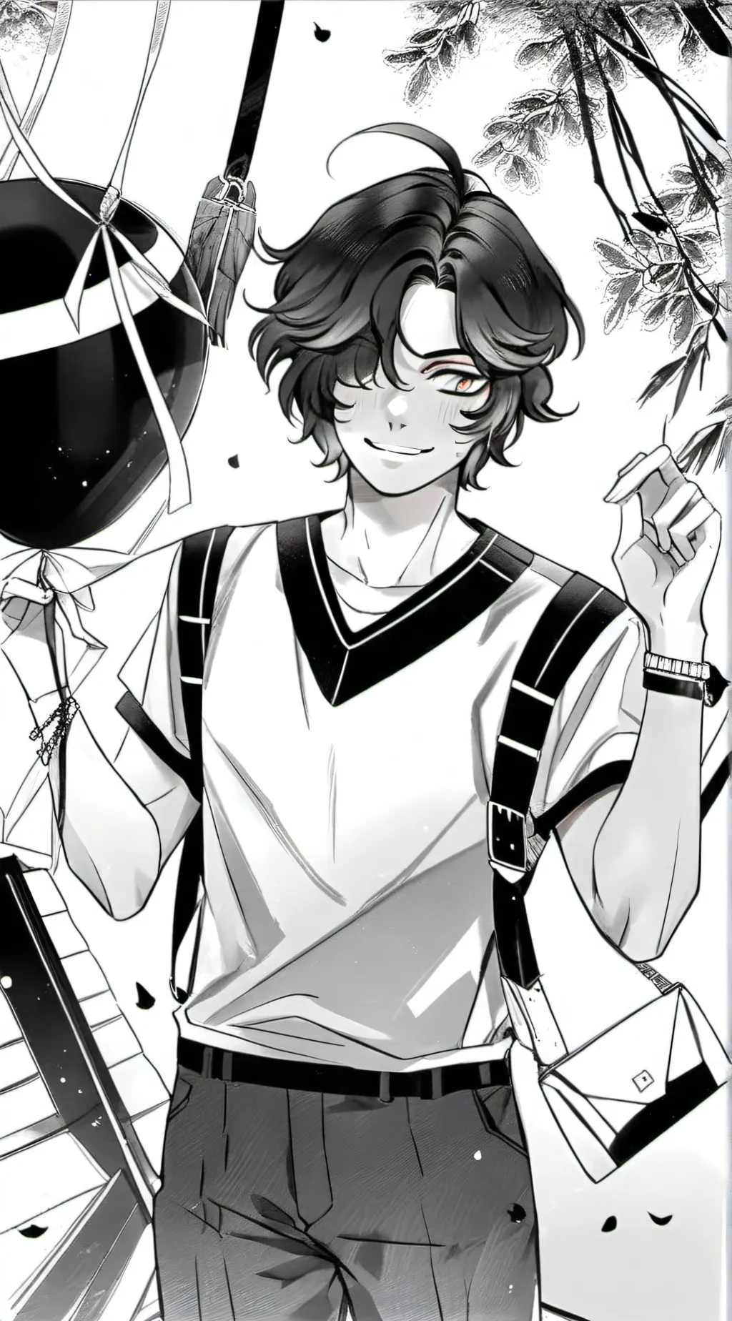 ai character: Michael afton😐 background