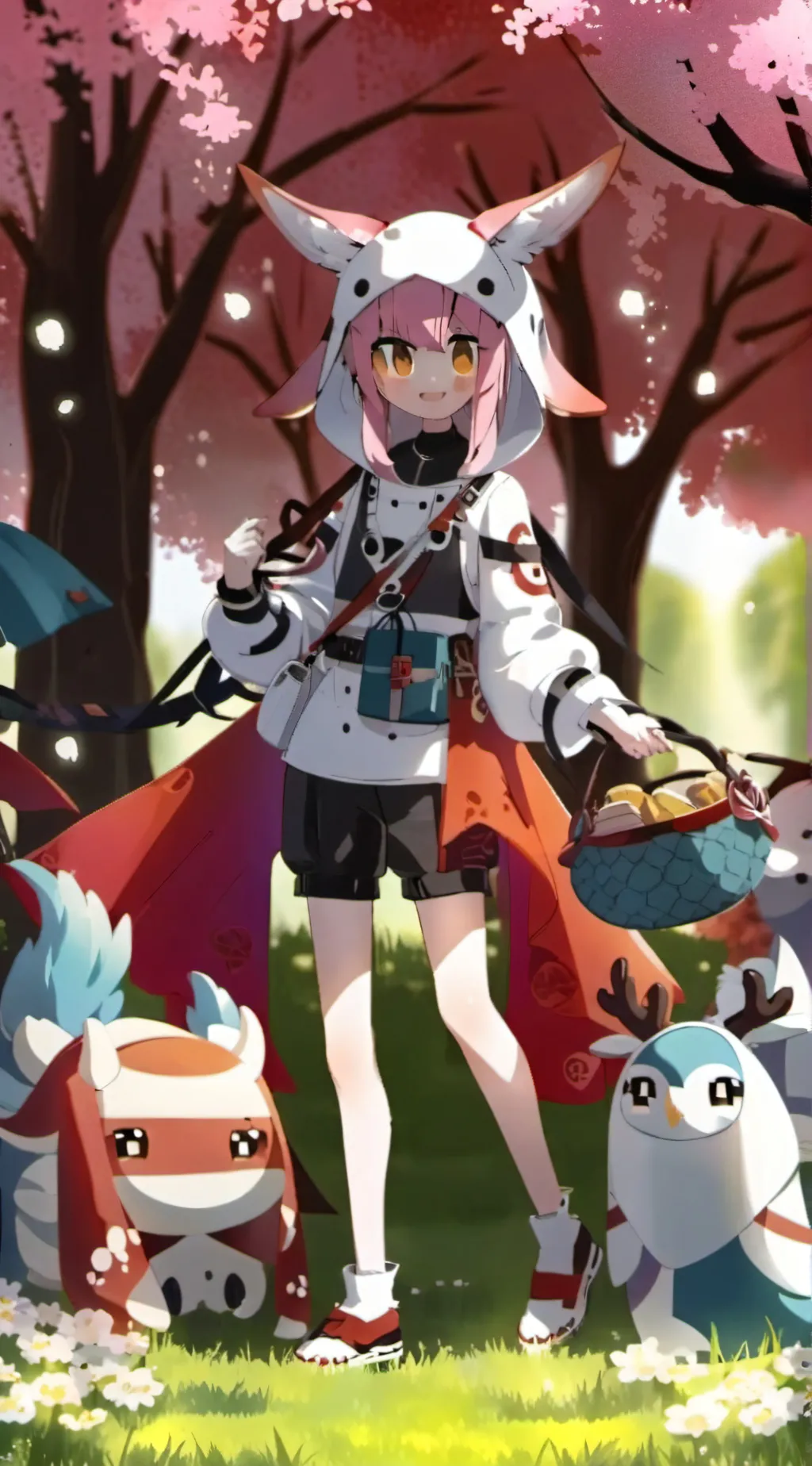 ai character: Kawaii-Chan (Aph) background